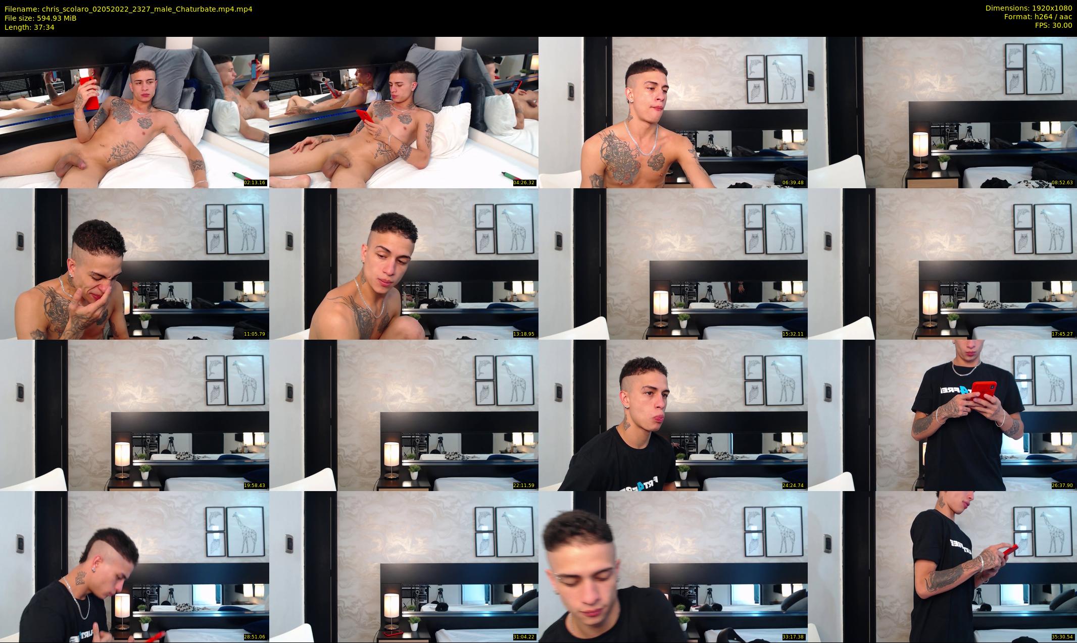 chris_scolaro — 38 minute Chaturbate male cam show recording, 1080p, May 2, 2022