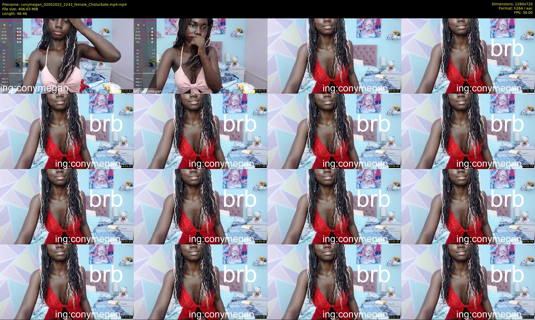 conymegan — 49 minute Chaturbate female cam show recording, 720p, May 2, 2022