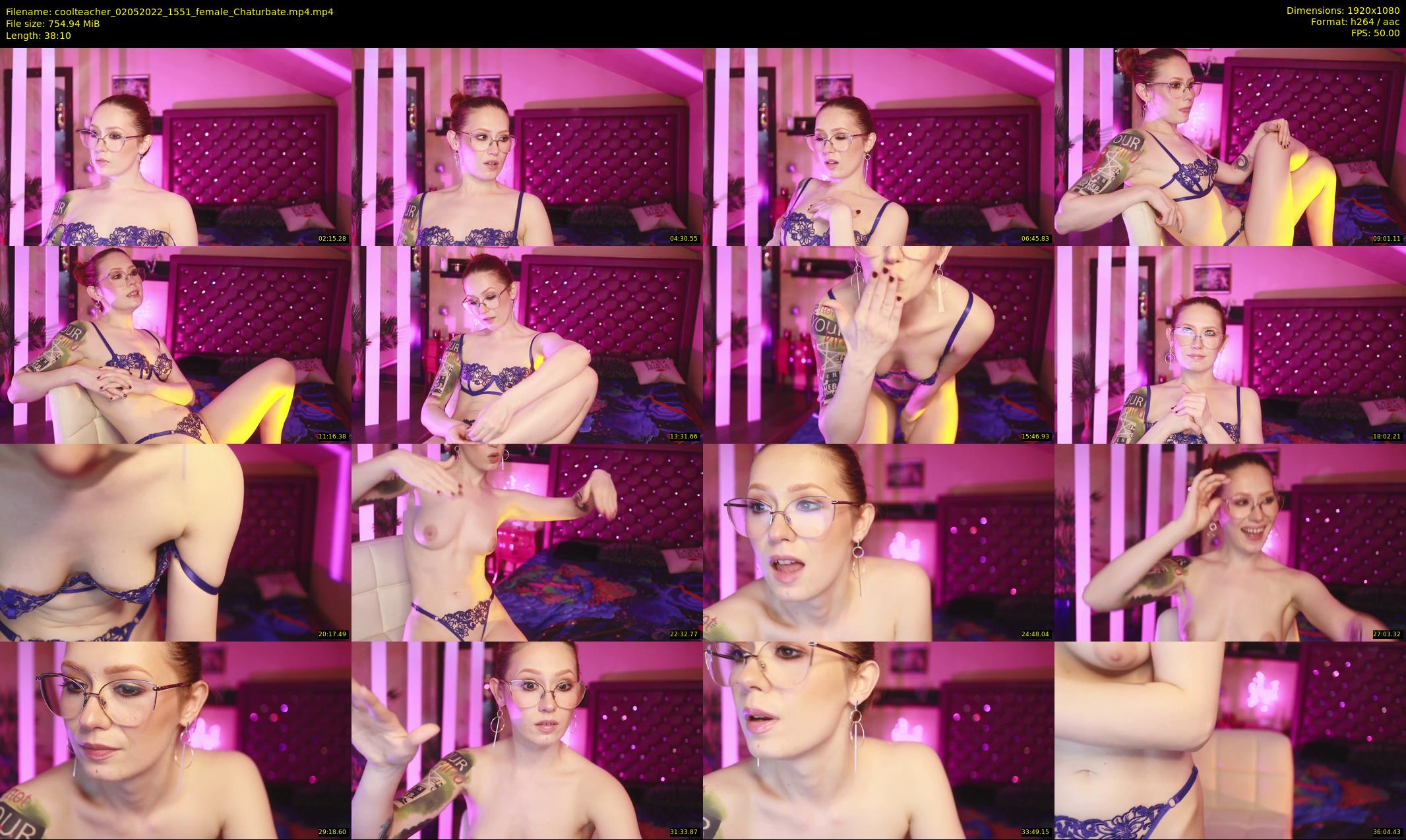 coolteacher — 39 minute Chaturbate female cam show recording, 1080p, May 2, 2022