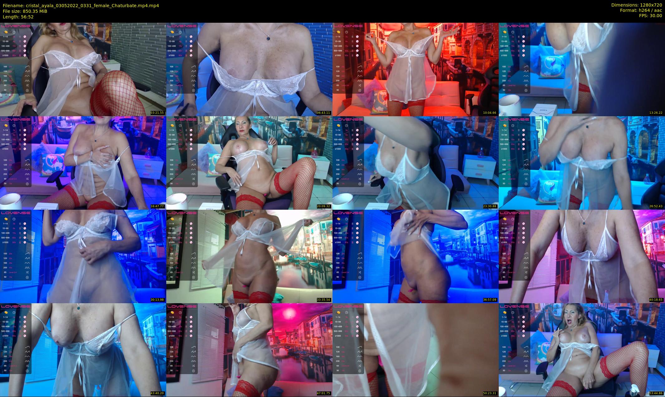 cristal_ayala — 57 minute Chaturbate female cam show recording, 720p, May 3, 2022