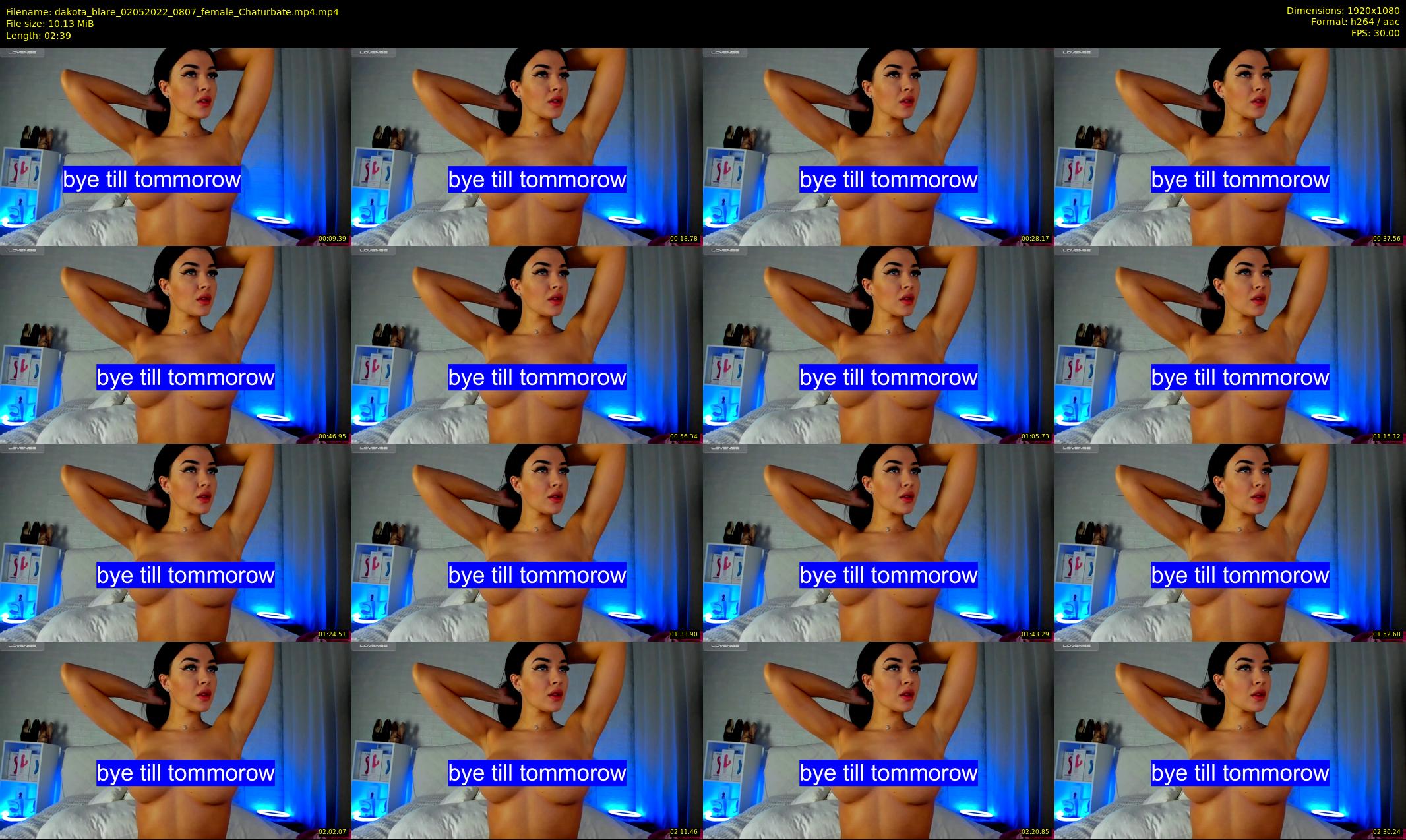 dakota_blare — 3 minute Chaturbate female cam show recording, 1080p, May 2, 2022
