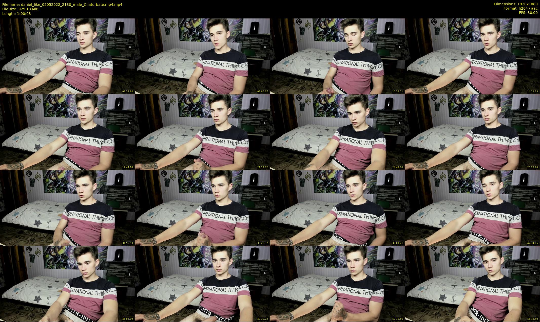 daniel_like — 61 minute Chaturbate male cam show recording, 1080p, May 2, 2022