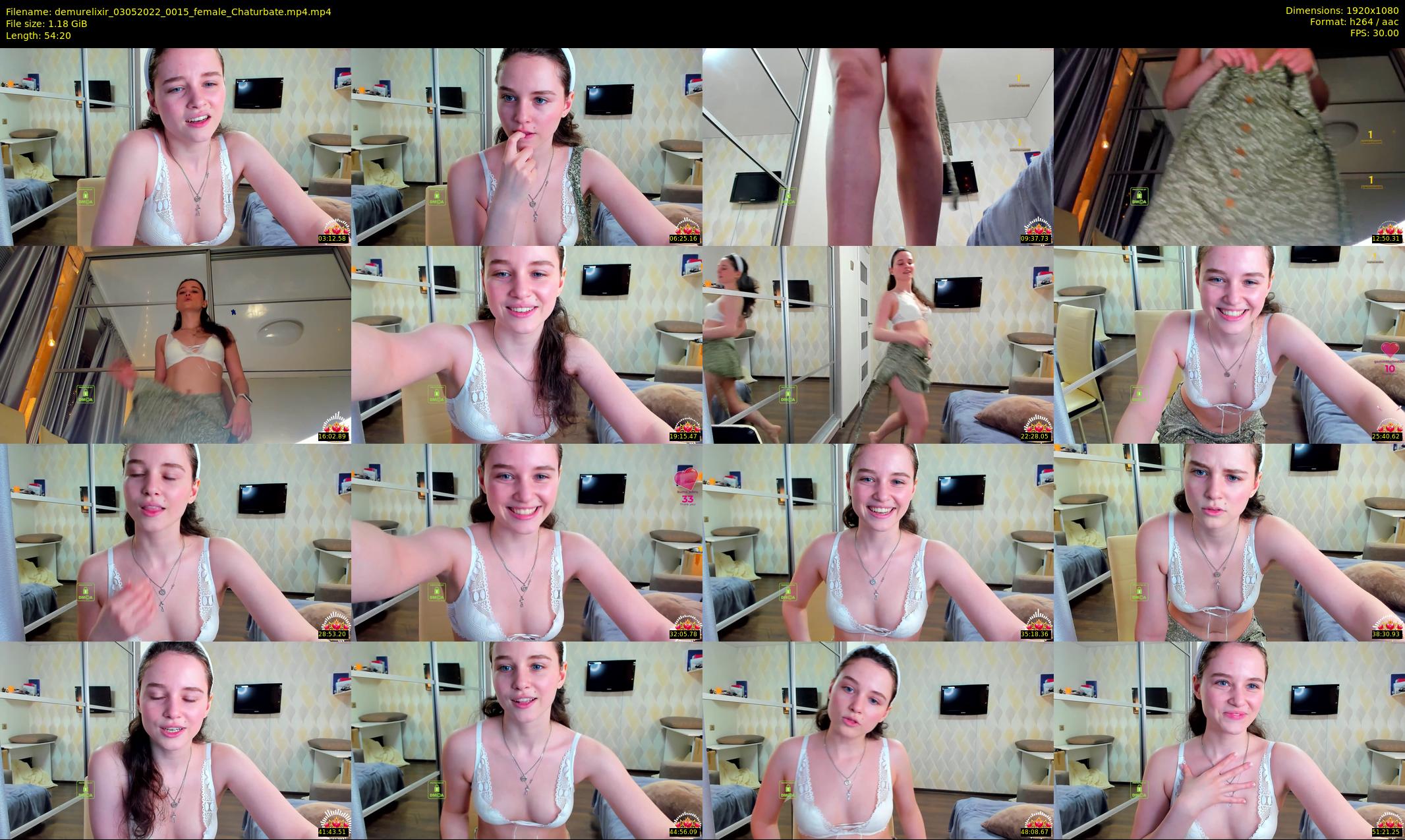 demurelixir — 55 minute Chaturbate female cam show recording, 1080p, May 3, 2022