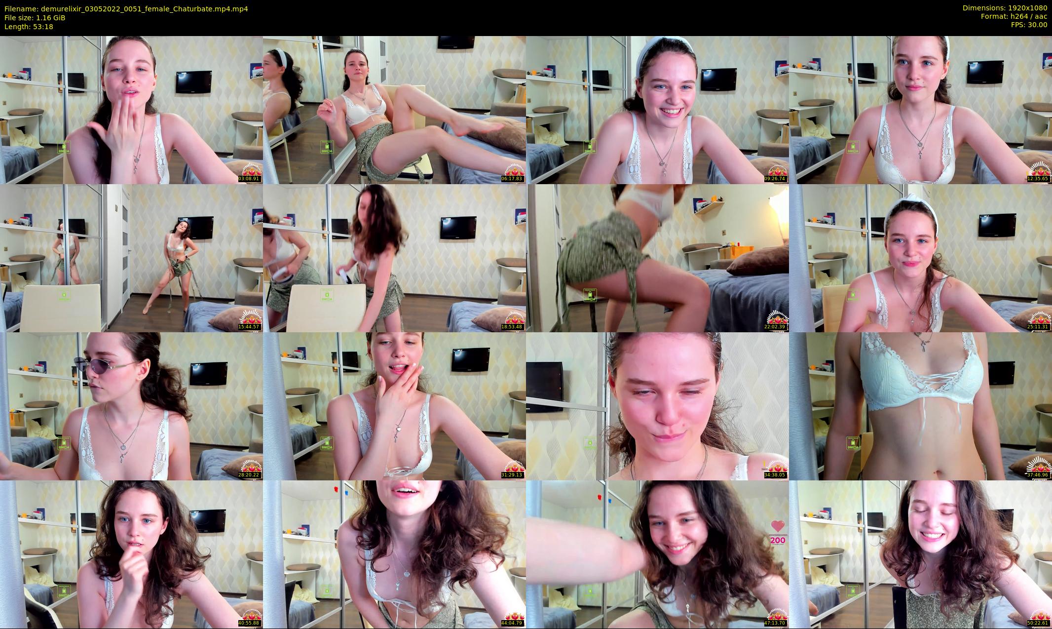 demurelixir — 54 minute Chaturbate female cam show recording, 1080p, May 3, 2022