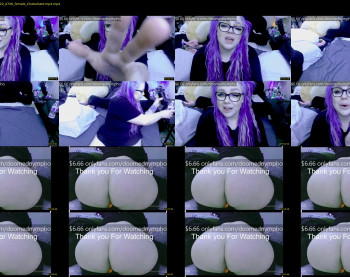 doomednympho — 15 minute Chaturbate female cam show recording, 720p, May 2, 2022