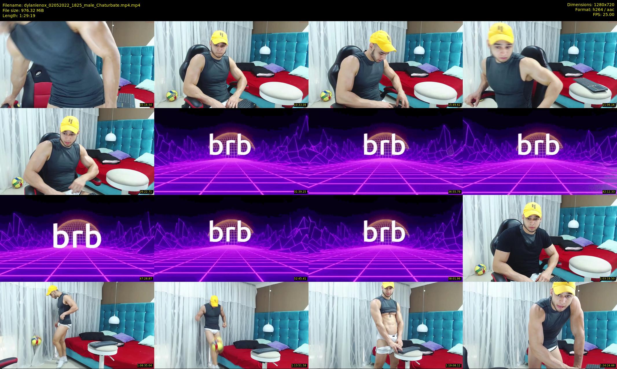 dylanlenox — 90 minute Chaturbate male cam show recording, 720p, May 2, 2022