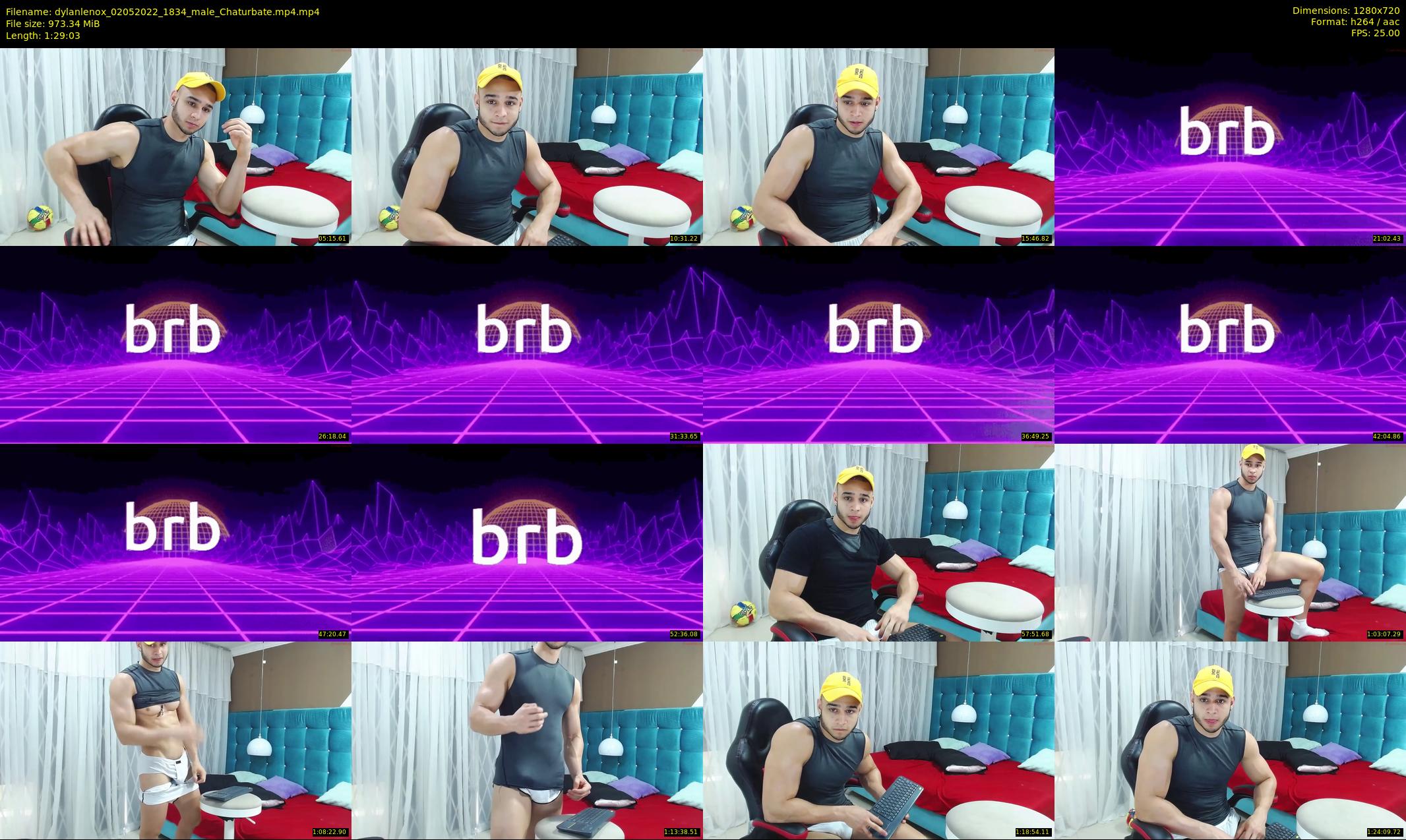dylanlenox — 90 minute Chaturbate male cam show recording, 720p, May 2, 2022