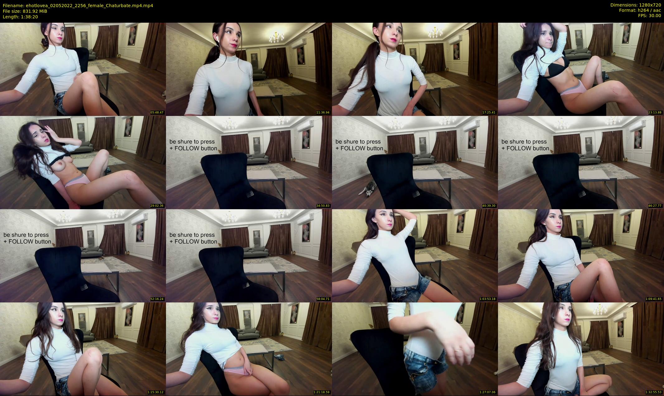 ehotlovea — 99 minute Chaturbate female cam show recording, 720p, May 2, 2022