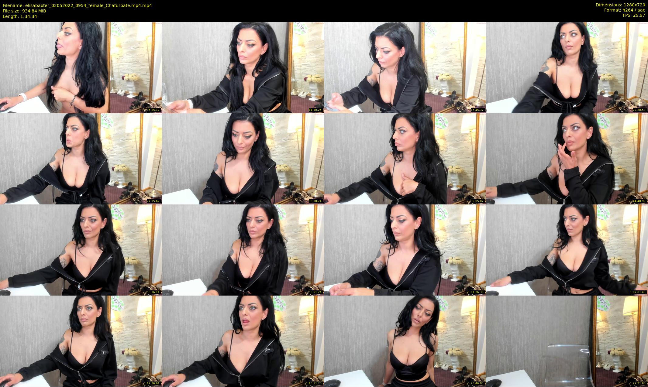elisabaxter — 95 minute Chaturbate female cam show recording, 720p, May 2, 2022