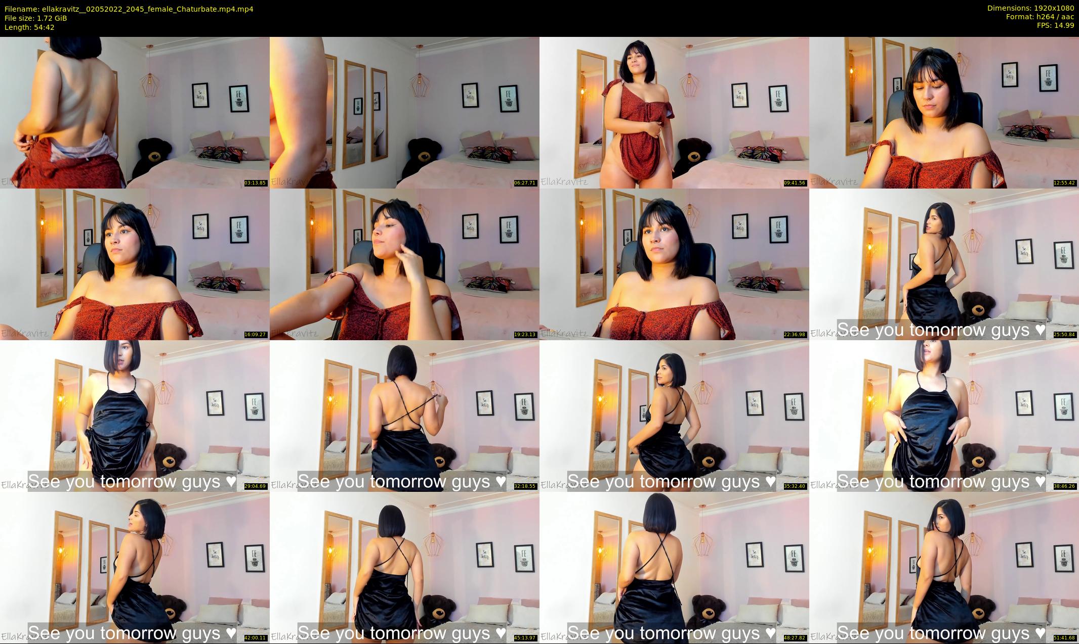 ellakravitz_ — 55 minute Chaturbate female cam show recording, 1080p, May 2, 2022