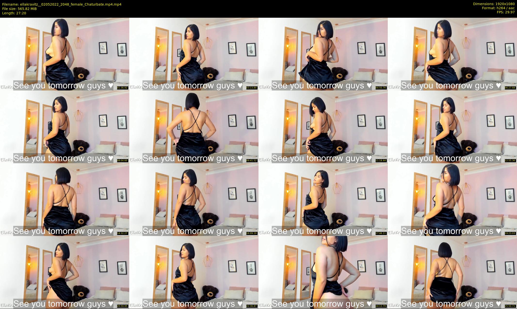 ellakravitz_ — 28 minute Chaturbate female cam show recording, 1080p, May 2, 2022