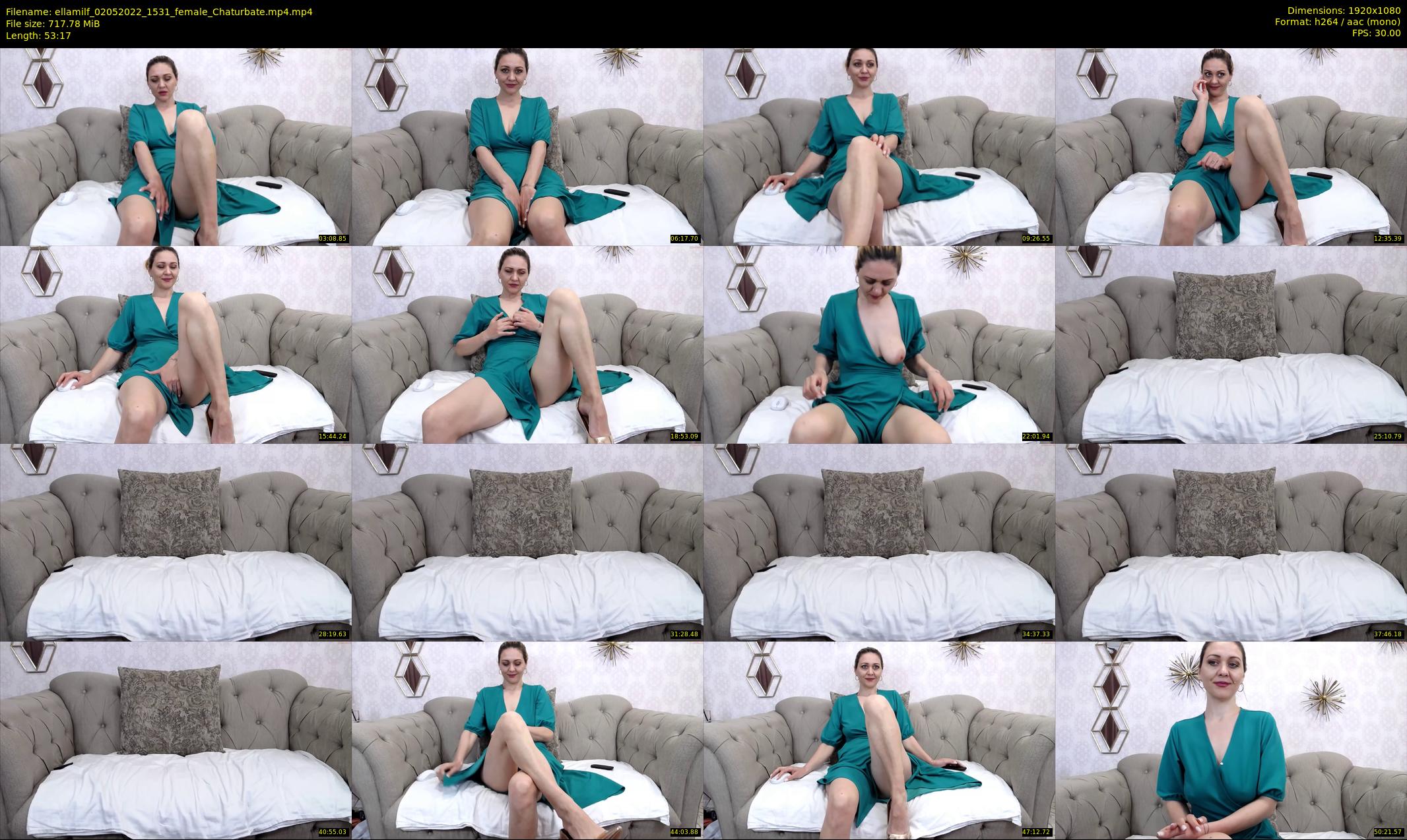 ellamilf — 54 minute Chaturbate female cam show recording, 1080p, May 2, 2022