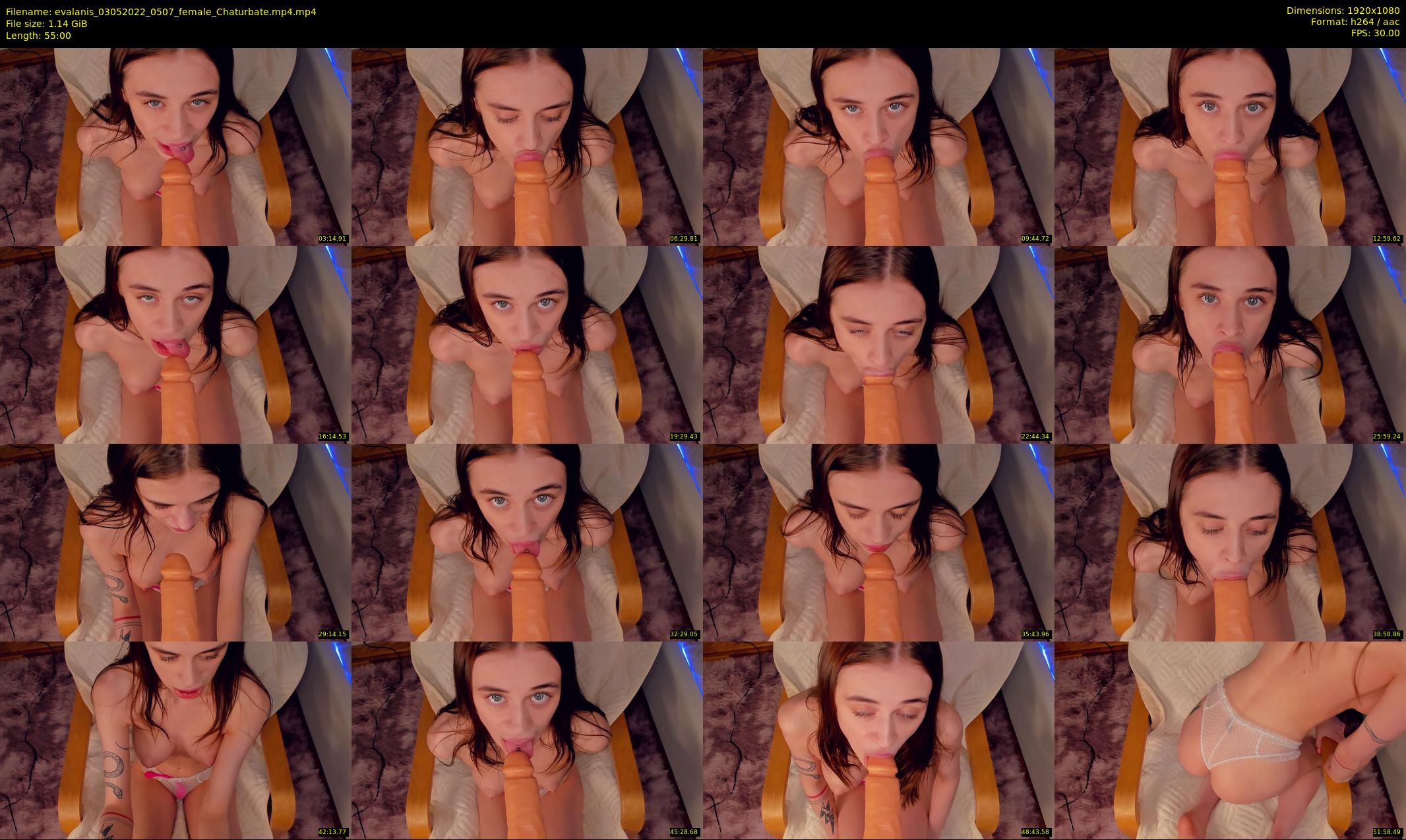 evalanis — 55 minute Chaturbate couple cam show recording, 1080p, May 3, 2022