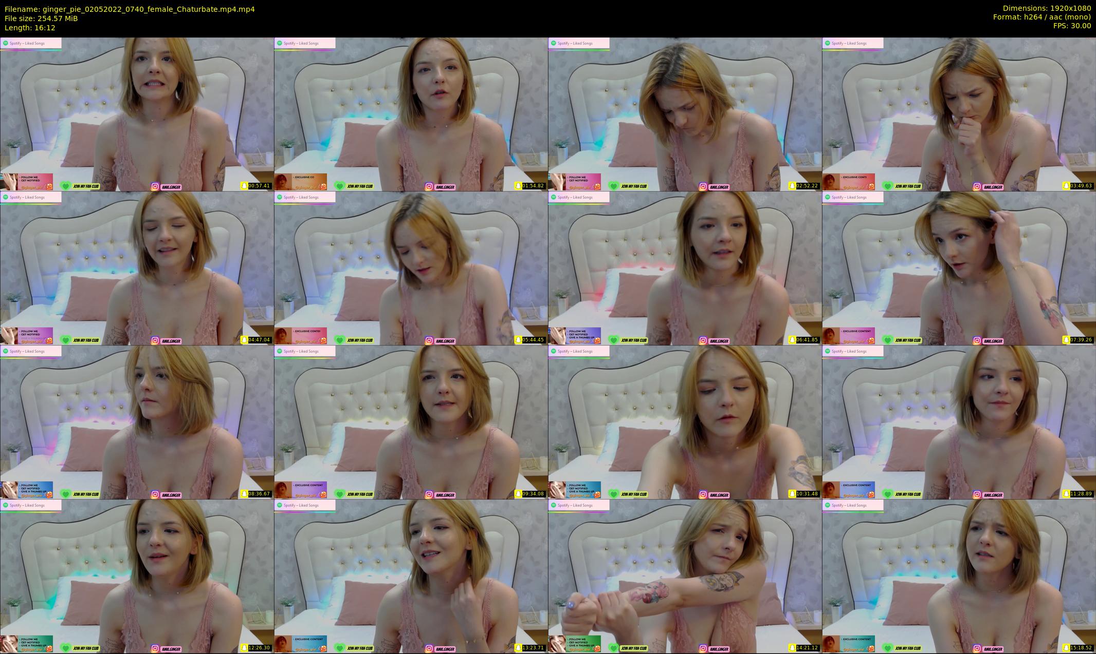 ginger_pie — 17 minute Chaturbate female cam show recording, 1080p, May 2, 2022