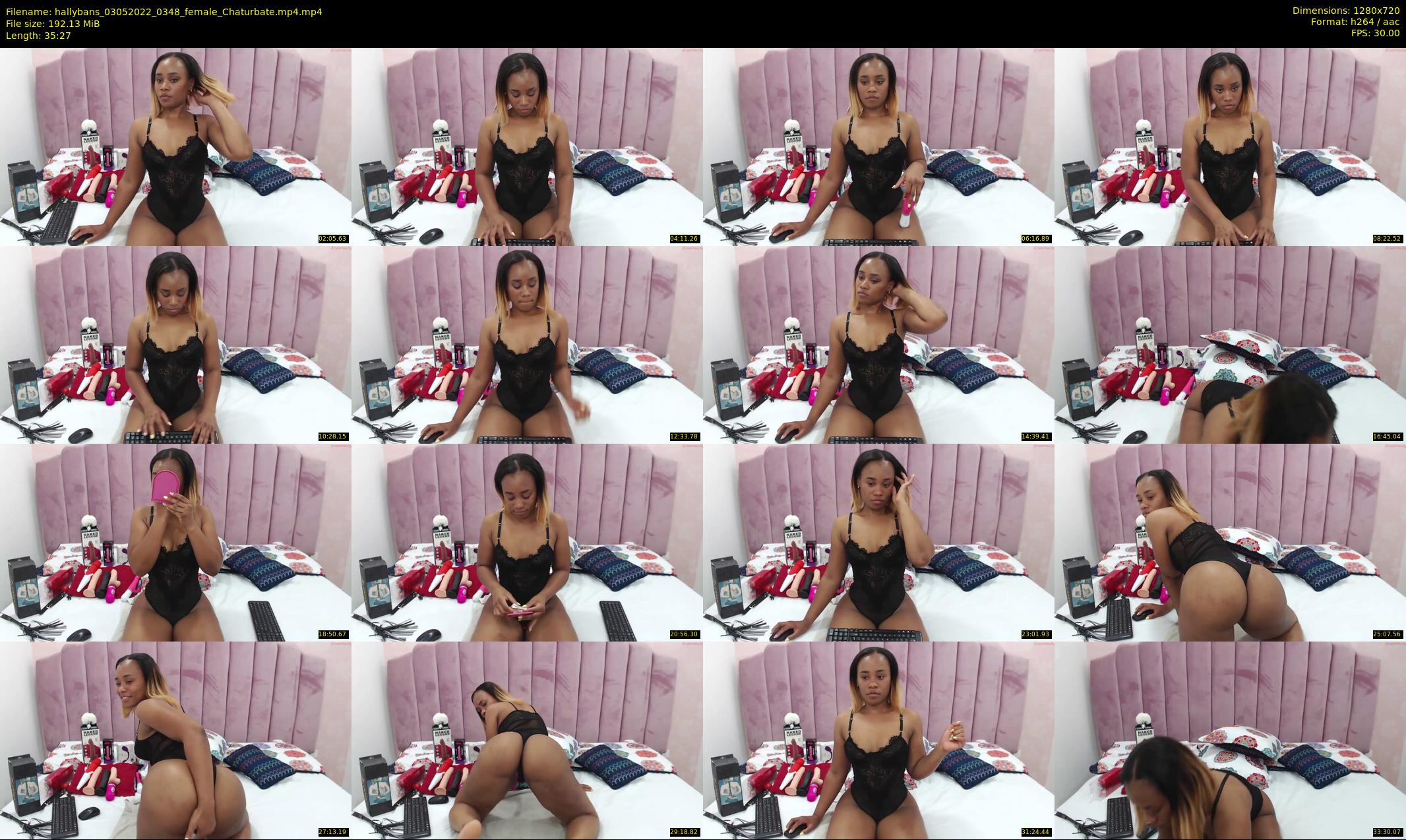 hallybans — 36 minute Chaturbate female cam show recording, 720p, May 3, 2022