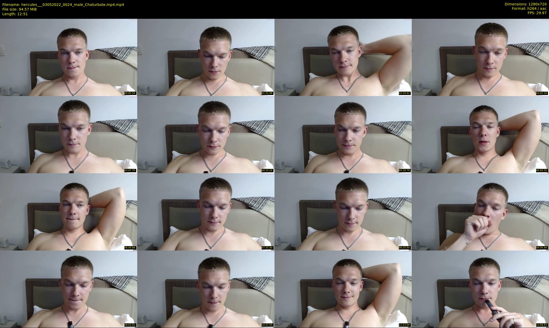 hercules__ — 13 minute Chaturbate male cam show recording, 720p, May 3, 2022