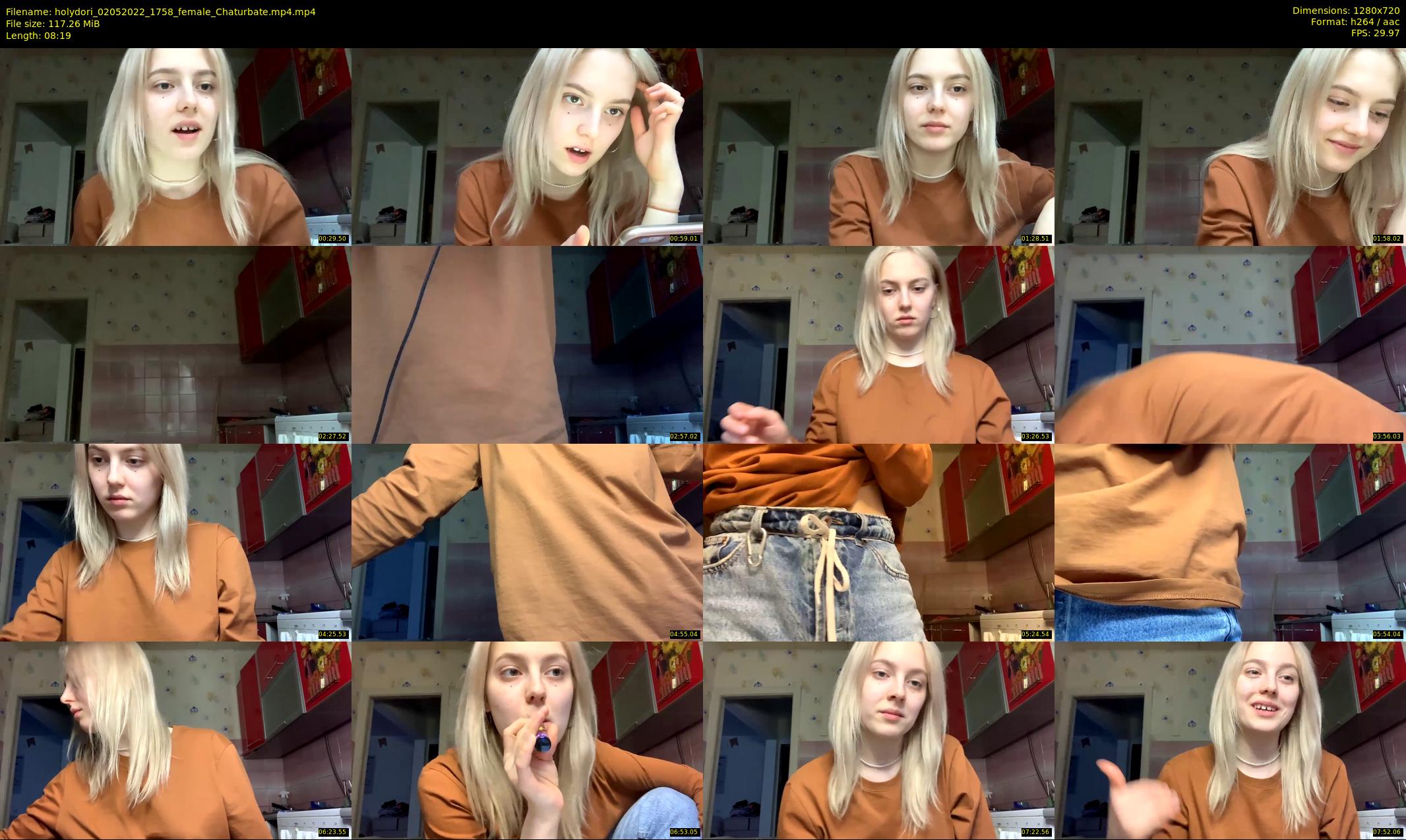 holydori — 9 minute Chaturbate female cam show recording, 720p, May 2, 2022