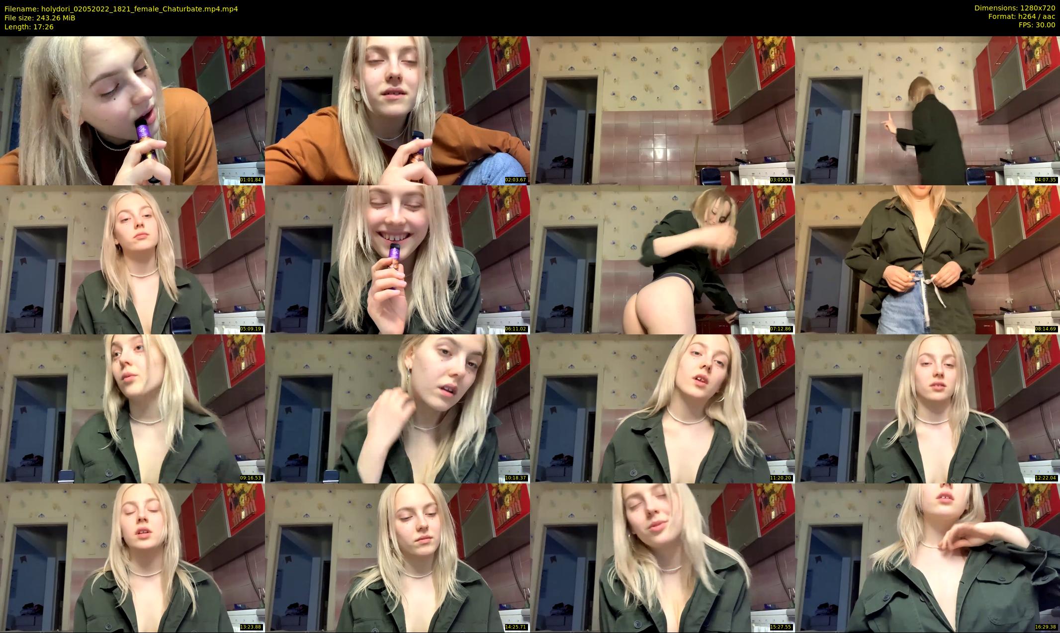holydori — 18 minute Chaturbate female cam show recording, 720p, May 2, 2022