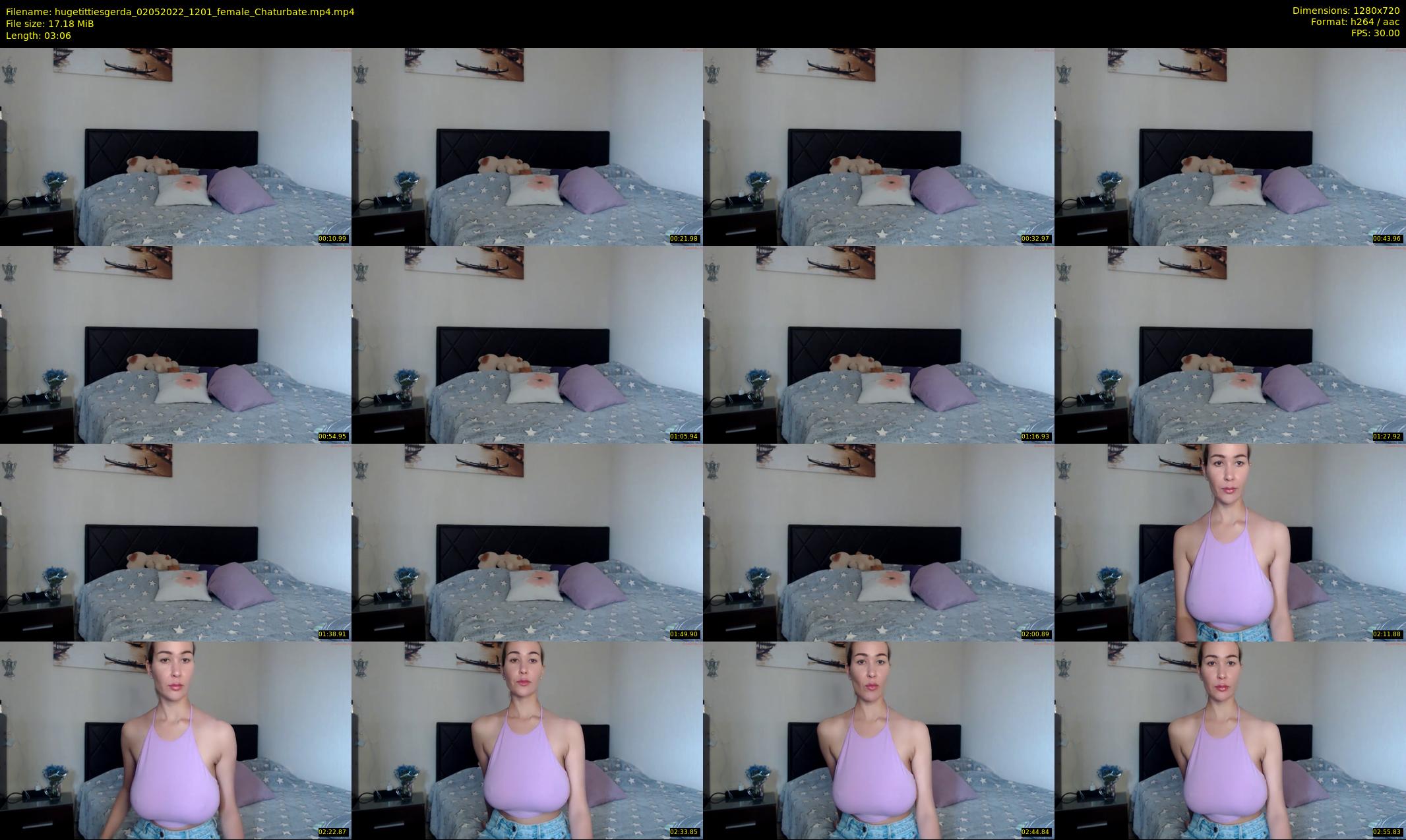 hugetittiesgerda — 4 minute Chaturbate female cam show recording, 720p, May 2, 2022
