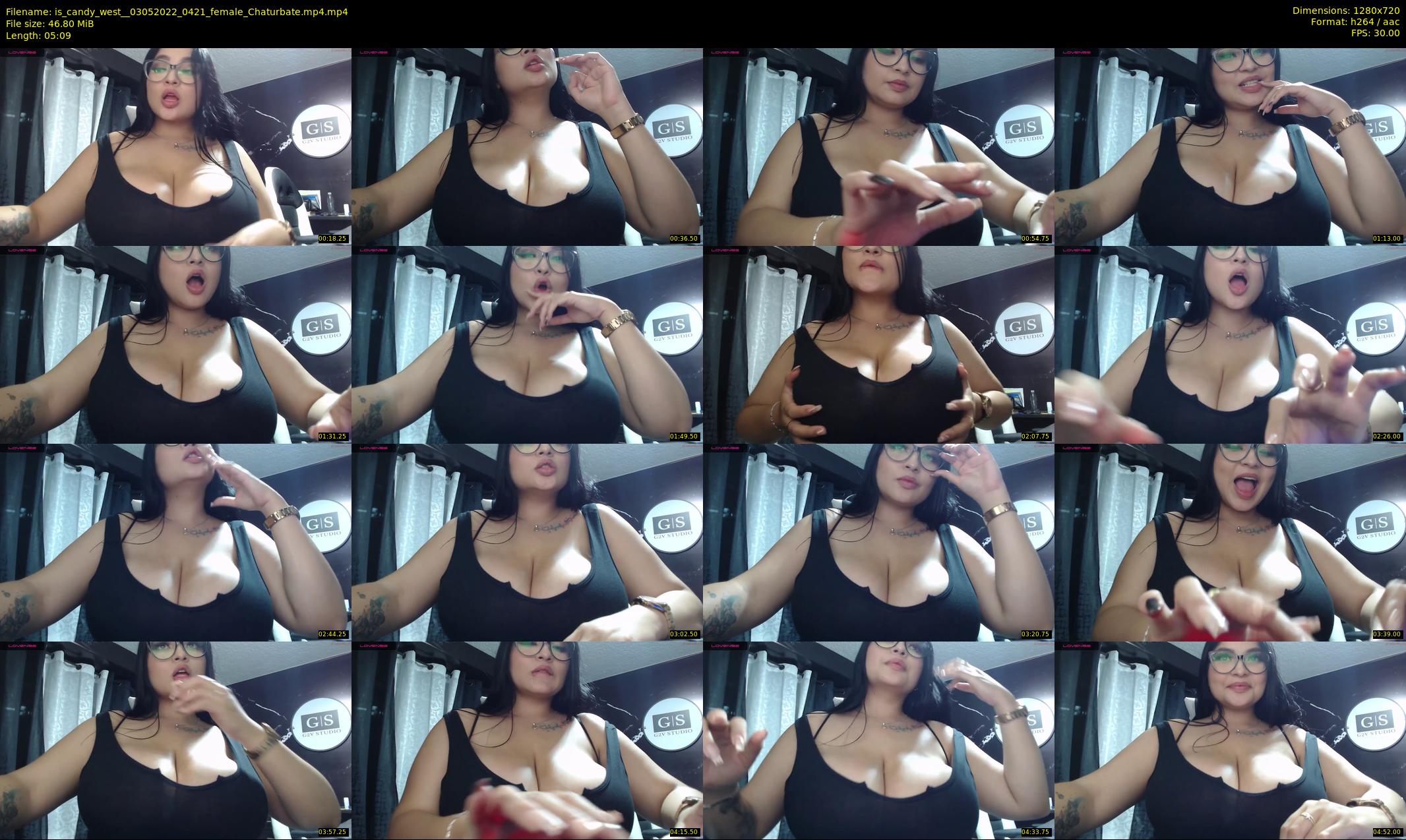 is_candy_west_ — 6 minute Chaturbate female cam show recording, 720p, May 3, 2022