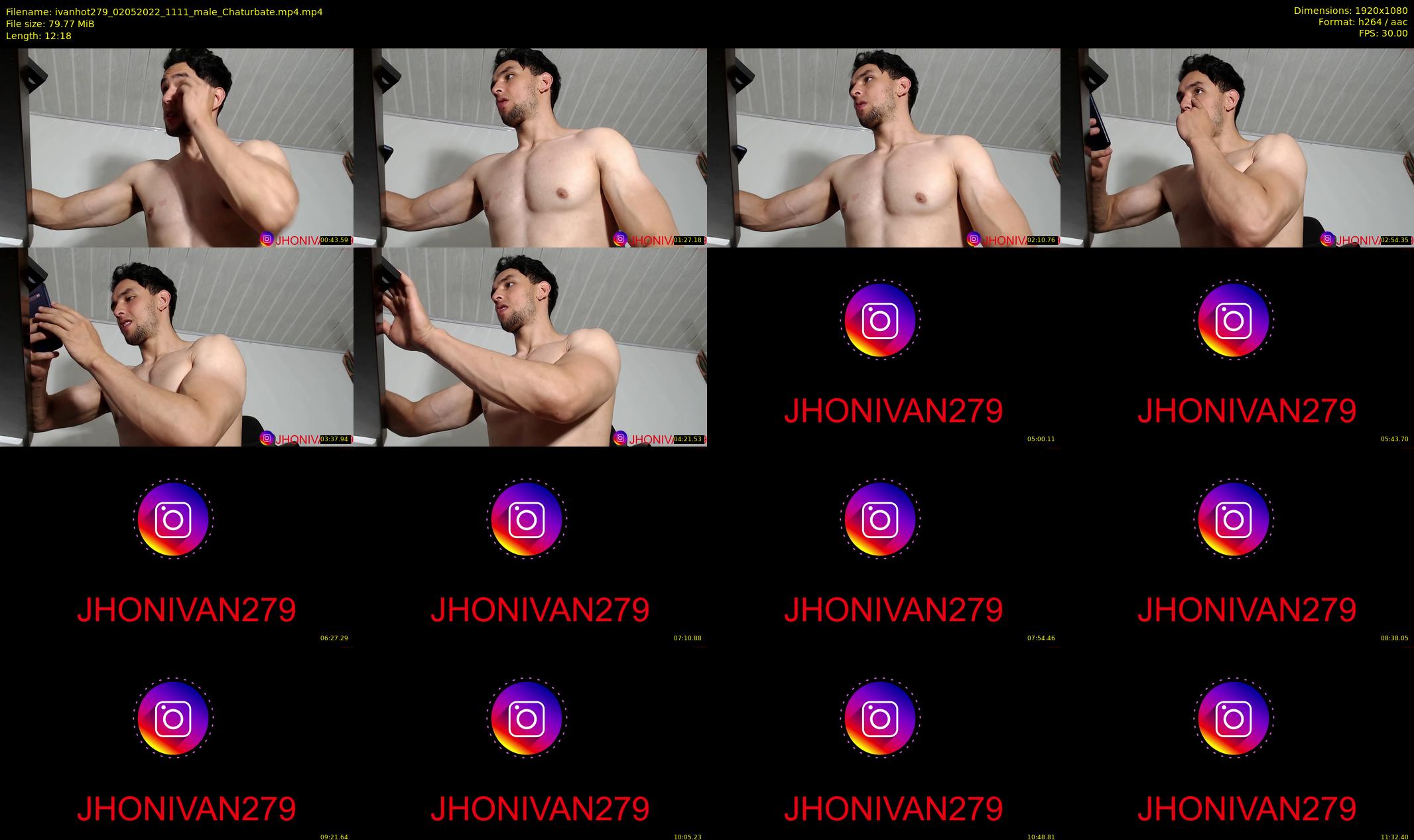 ivanhot279 — 13 minute Chaturbate male cam show recording, 1080p, May 2, 2022