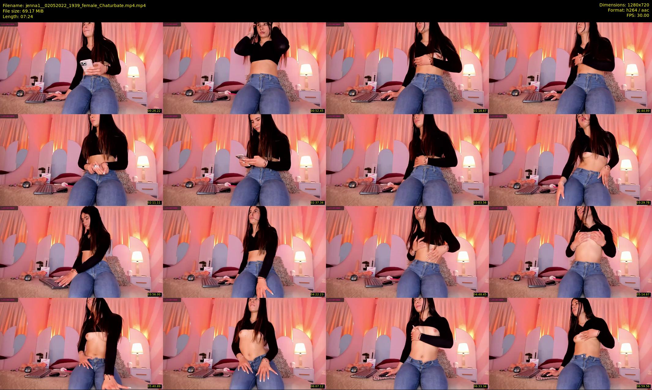 jenna1_ — 8 minute Chaturbate female cam show recording, 720p, May 2, 2022
