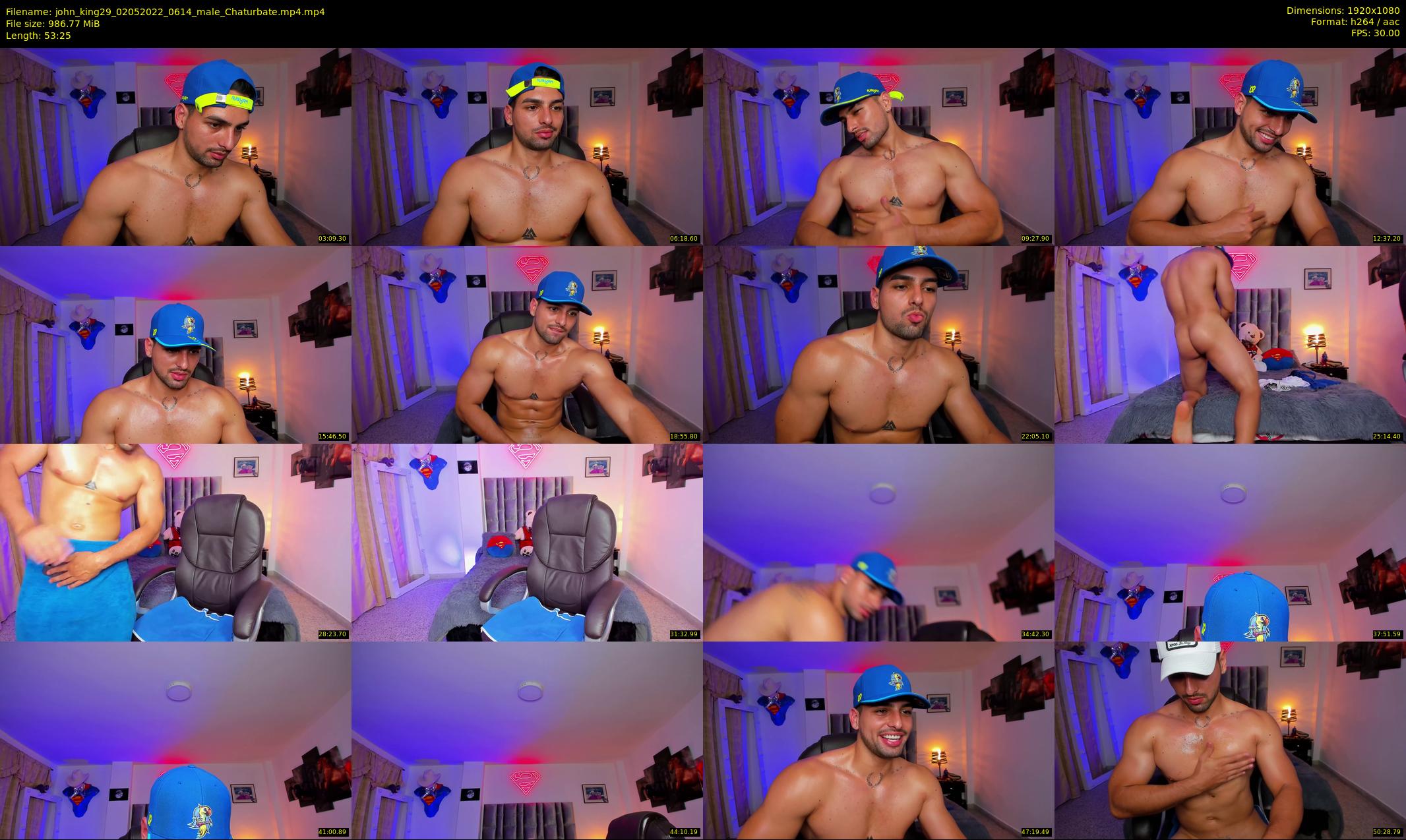 john_king29 — 54 minute Chaturbate male cam show recording, 1080p, May 2, 2022