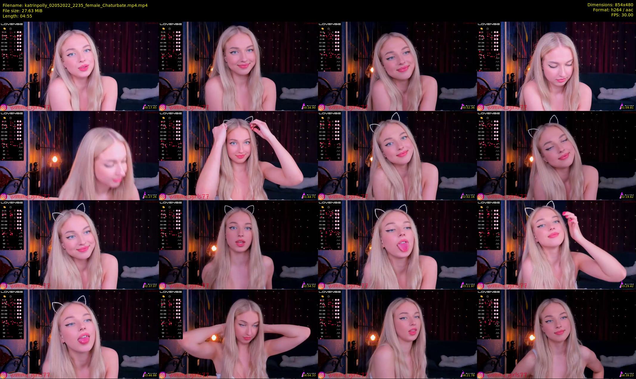 katrinpolly — 5 minute Chaturbate couple cam show recording, 480p, May 2, 2022