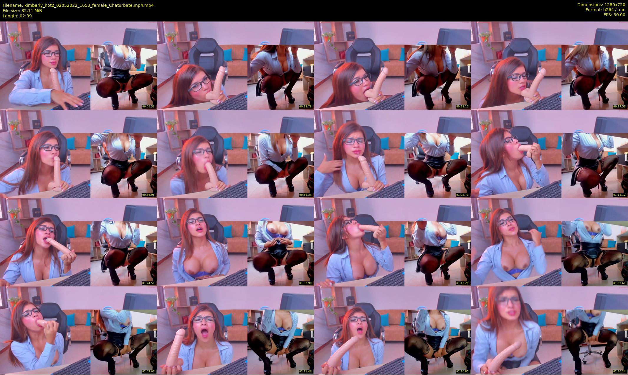 kimberly_hot2 — 3 minute Chaturbate female cam show recording, 720p, May 2, 2022