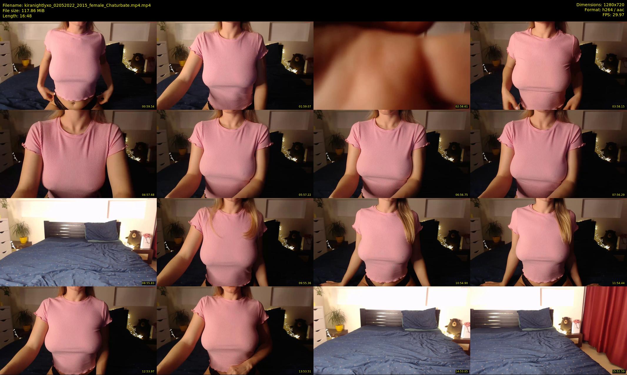 kiranightlyxo — 17 minute Chaturbate female cam show recording, 720p, May 2, 2022