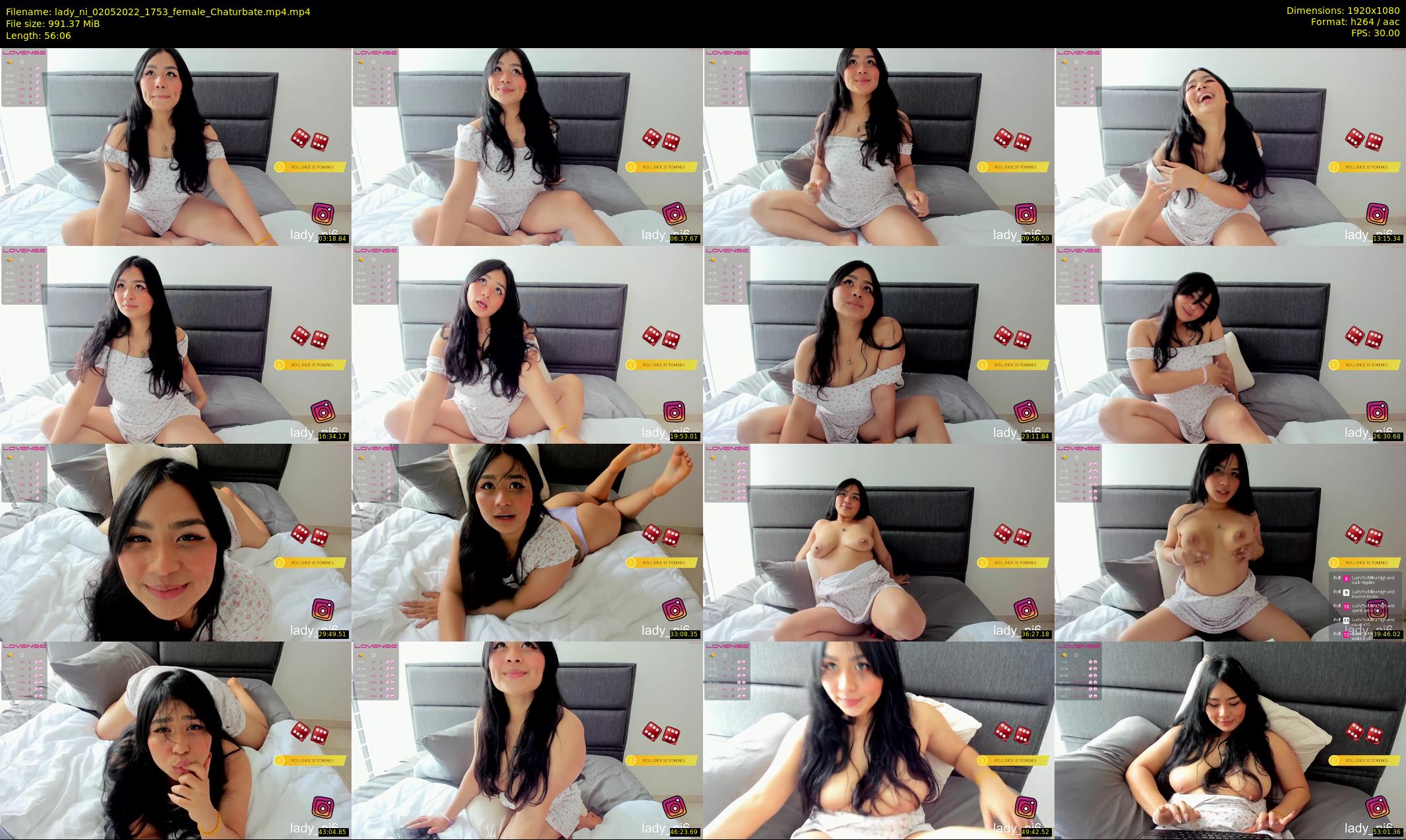 lady_ni — 57 minute Chaturbate female cam show recording, 1080p, May 2, 2022