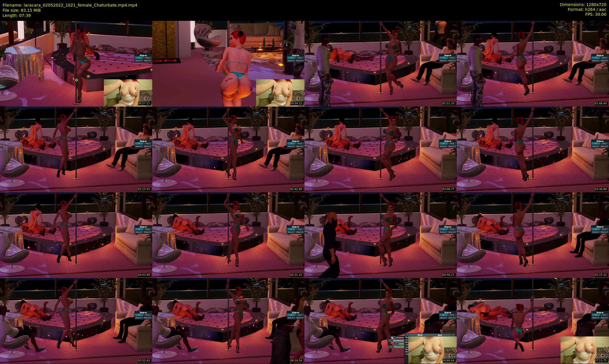 laracara — 8 minute Chaturbate female cam show recording, 720p, May 2, 2022