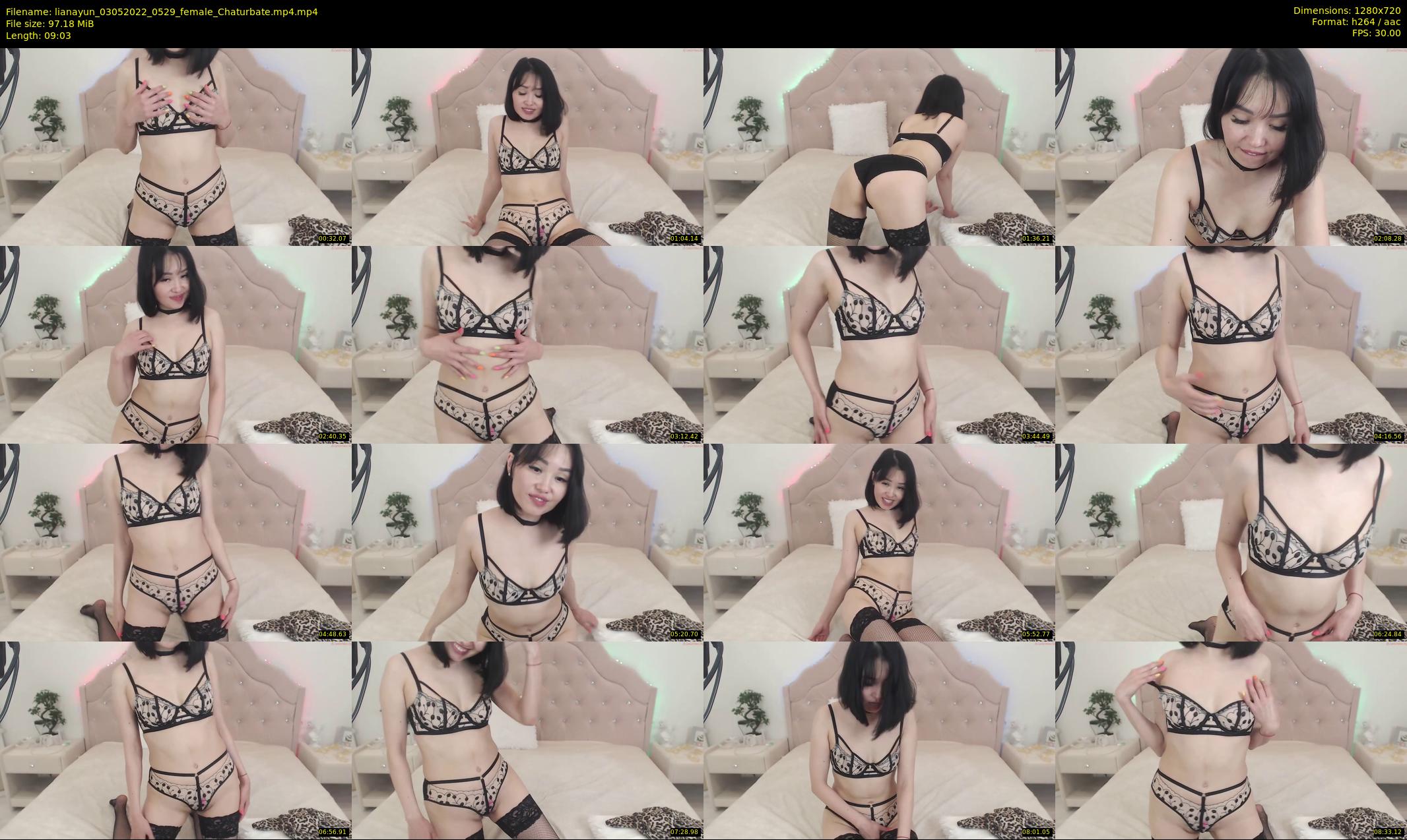 lianayun — 10 minute Chaturbate female cam show recording, 720p, May 3, 2022