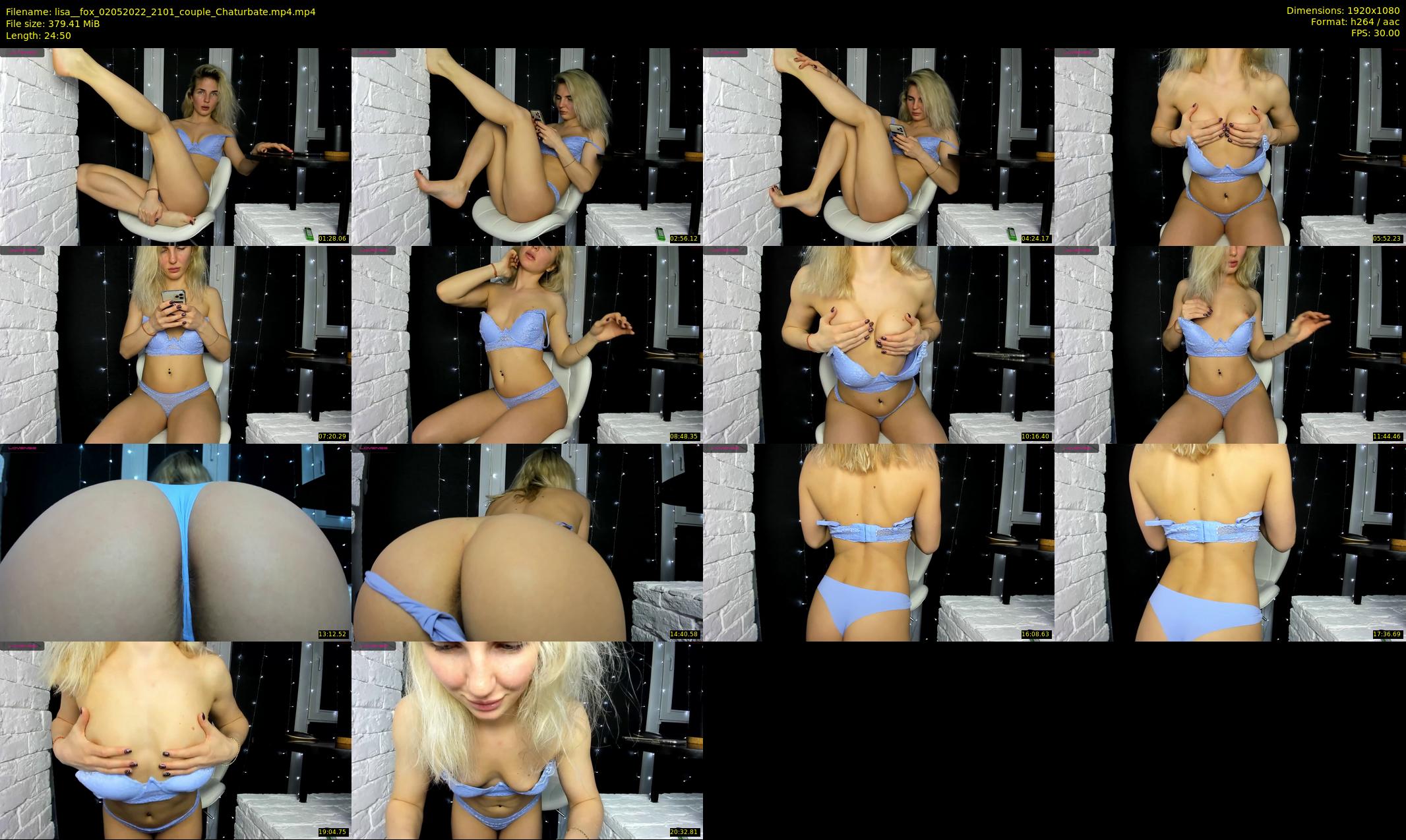 lisa__fox — 25 minute Chaturbate female cam show recording, 1080p, May 2, 2022