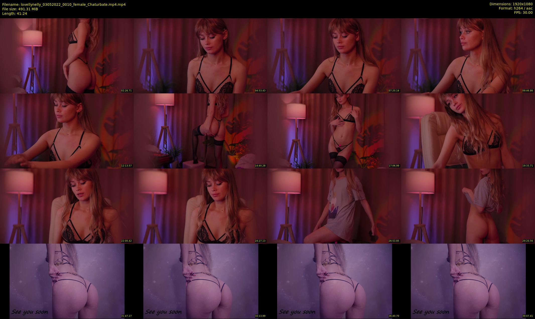 lovellynelly — 42 minute Chaturbate female cam show recording, 1080p, May 3, 2022