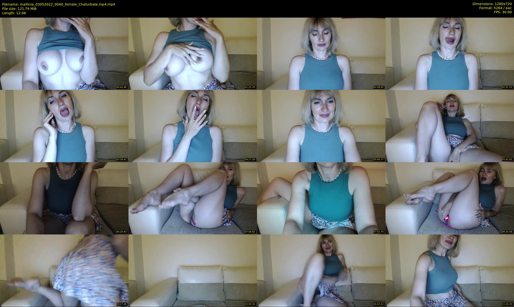 mallinia — 13 minute Chaturbate female cam show recording, 720p, May 3, 2022