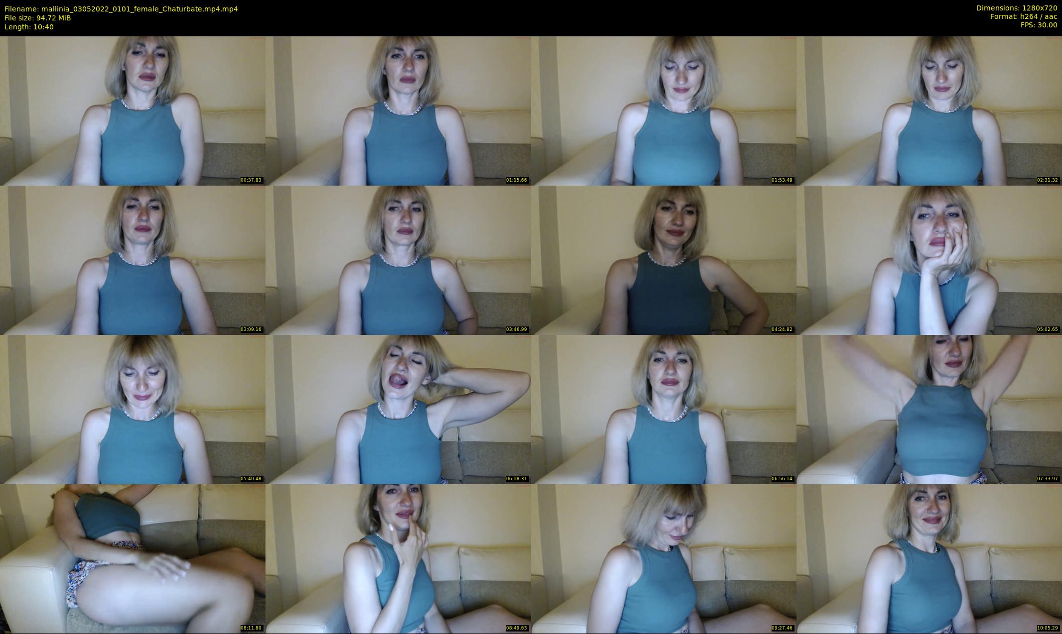 mallinia — 11 minute Chaturbate female cam show recording, 720p, May 3, 2022