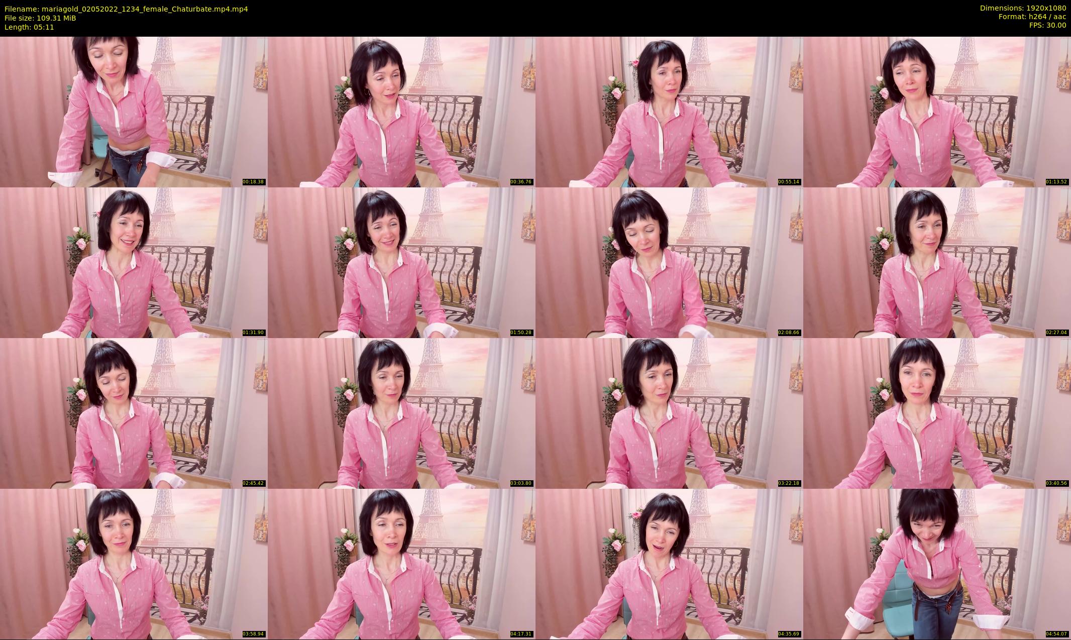 mariagold — 6 minute Chaturbate female cam show recording, 1080p, May 2, 2022