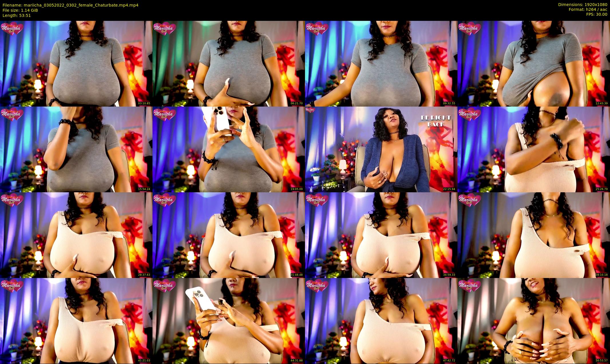 mariicha — 54 minute Chaturbate female cam show recording, 1080p, May 3, 2022