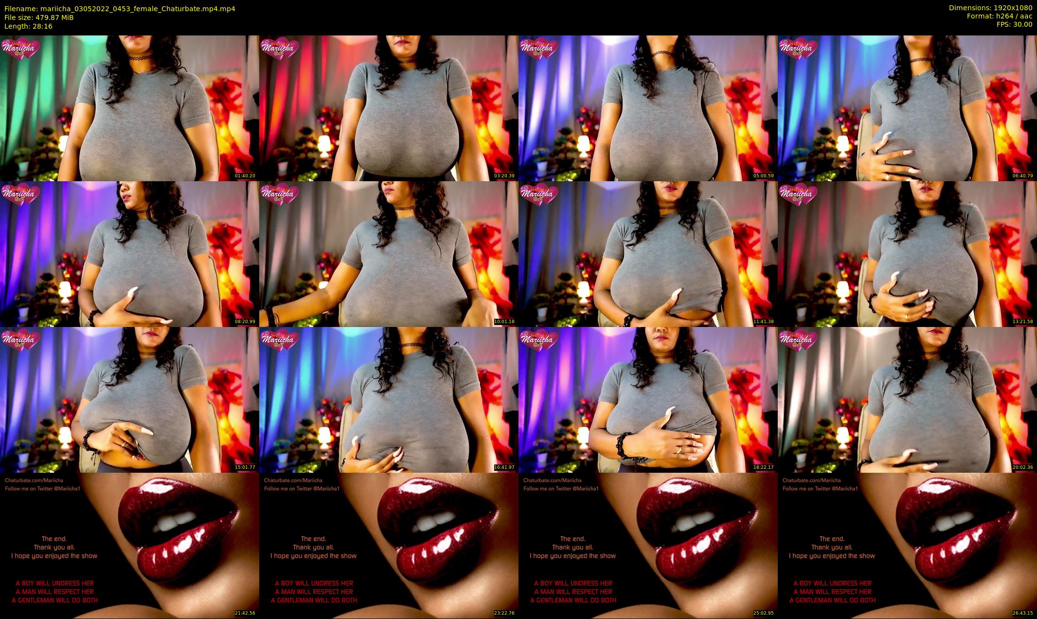 mariicha — 29 minute Chaturbate female cam show recording, 1080p, May 3, 2022