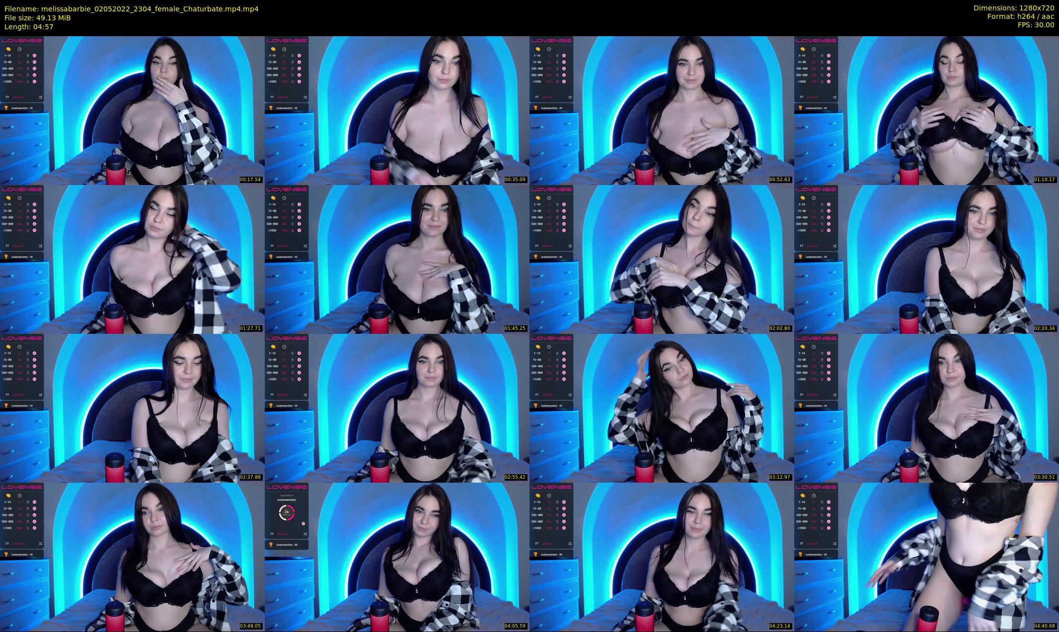 melissabarbie — 5 minute Chaturbate couple cam show recording, 720p, May 2, 2022