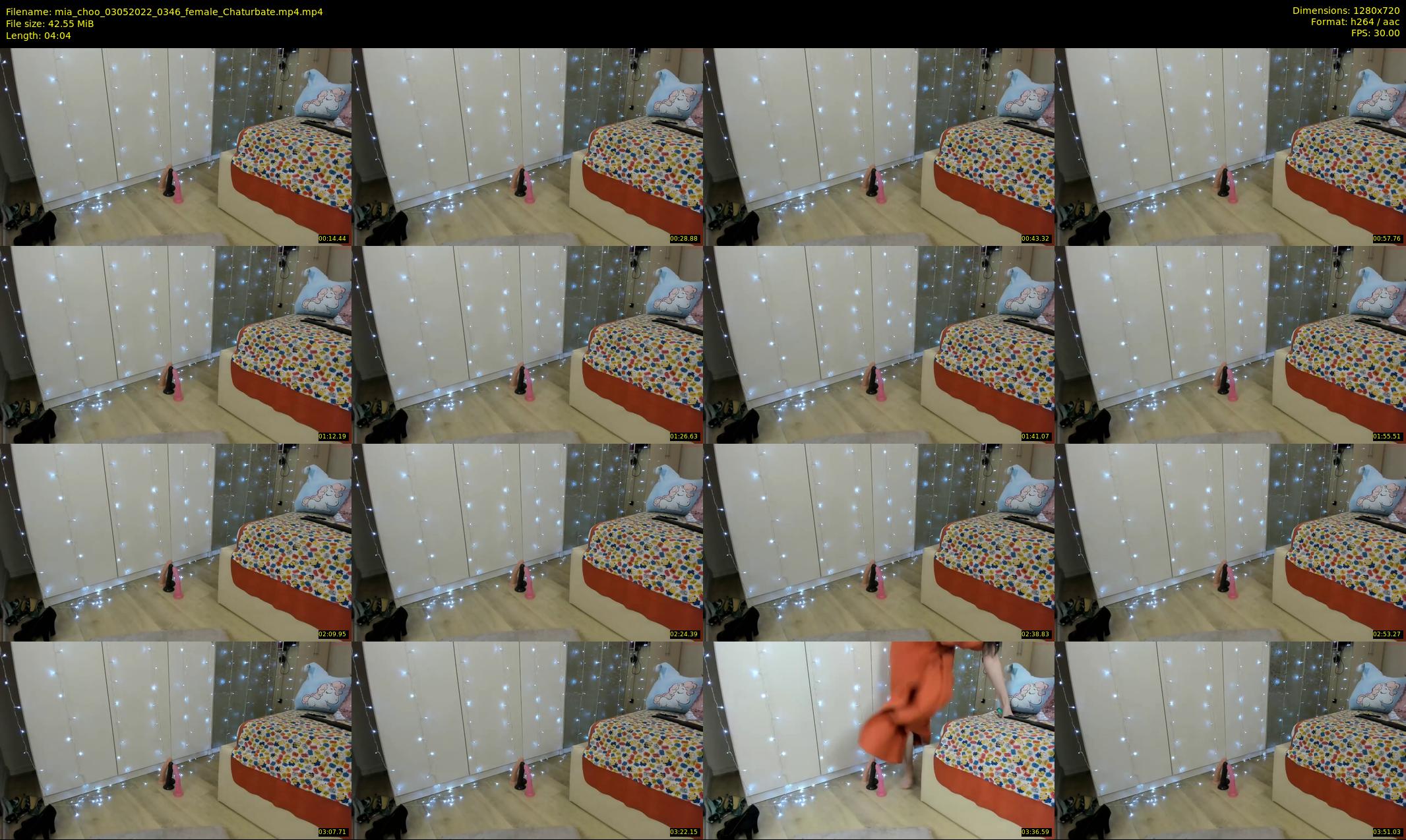 mia_choo — 5 minute Chaturbate female cam show recording, 720p, May 3, 2022