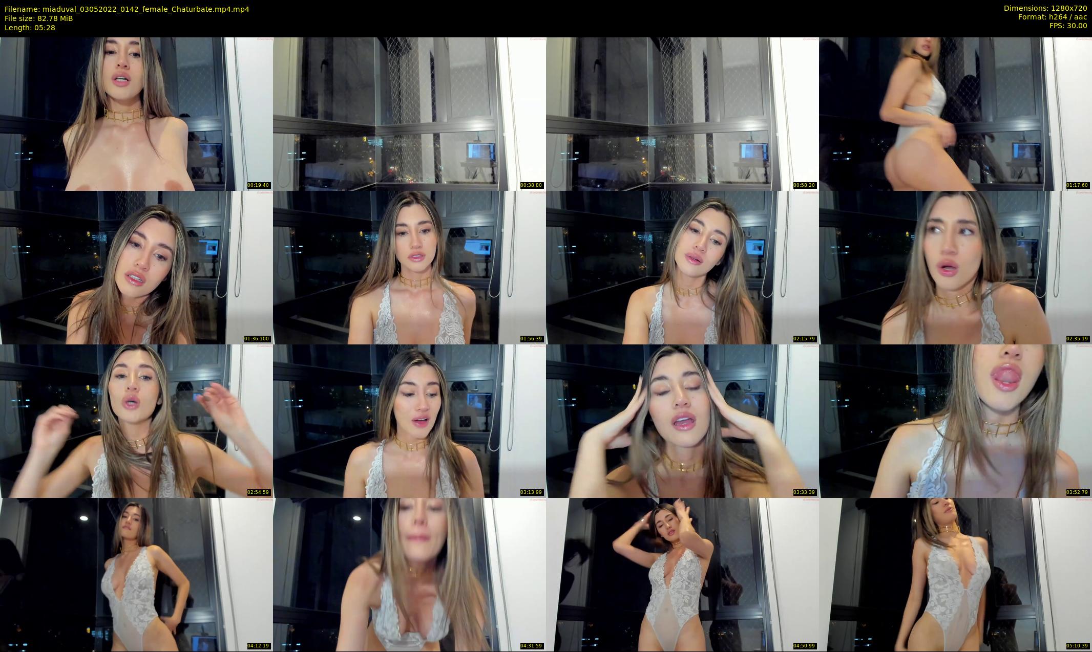 miaduval — 6 minute Chaturbate female cam show recording, 720p, May 3, 2022