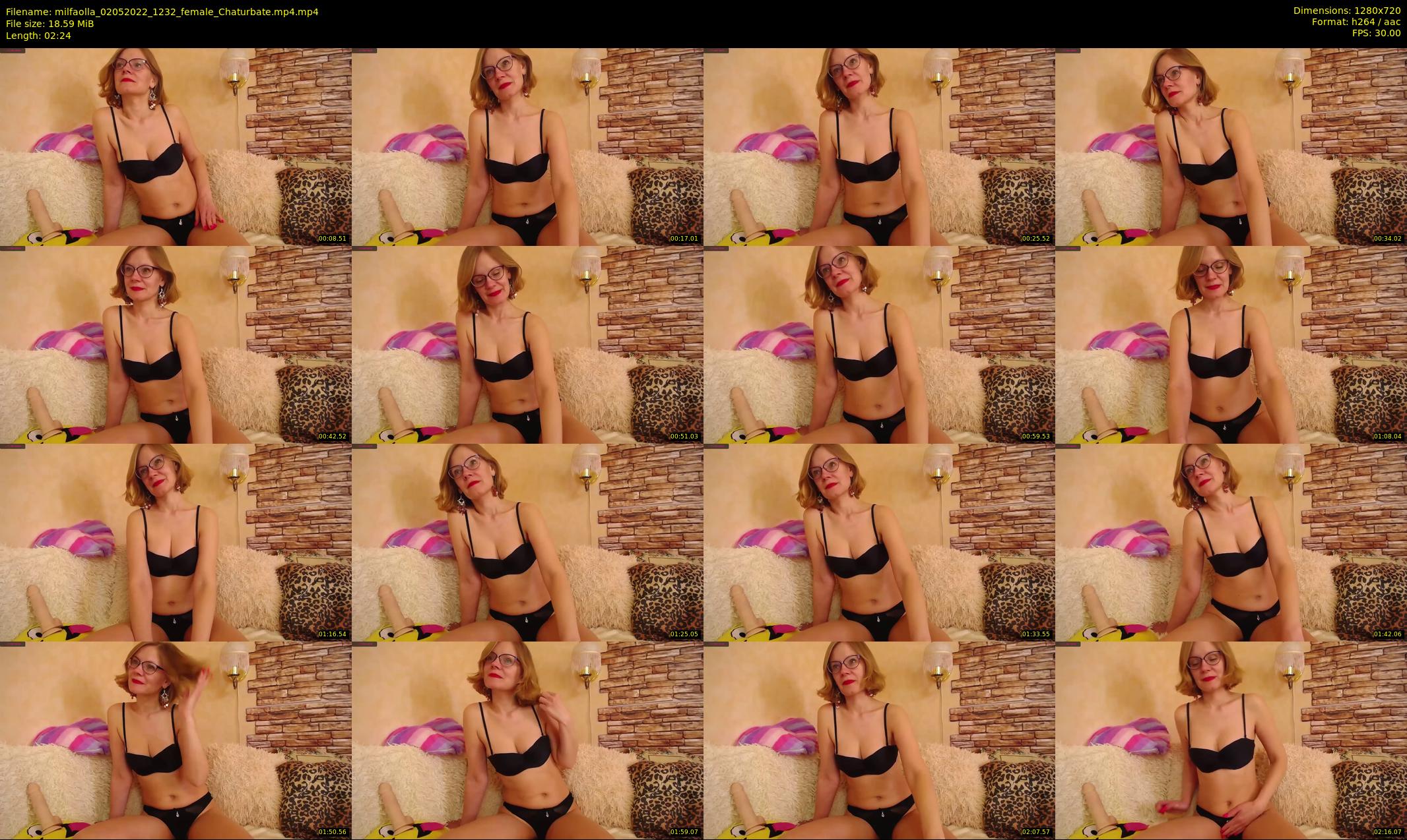 milfaolla — 3 minute Chaturbate female cam show recording, 720p, May 2, 2022