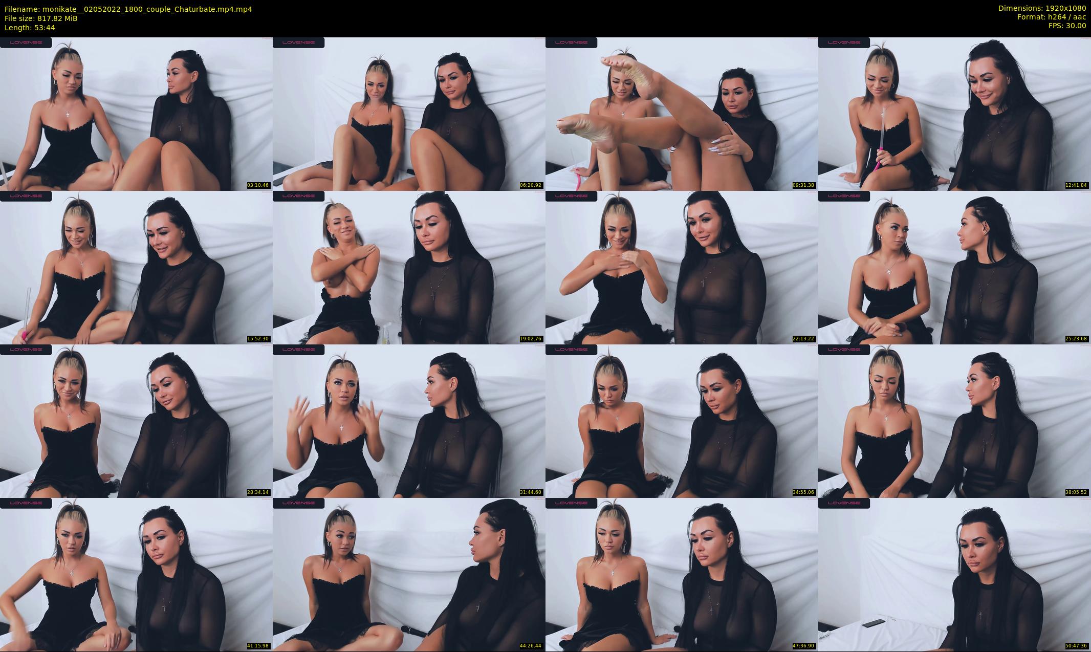 monikate_ — 54 minute Chaturbate couple cam show recording, 1080p, May 2, 2022