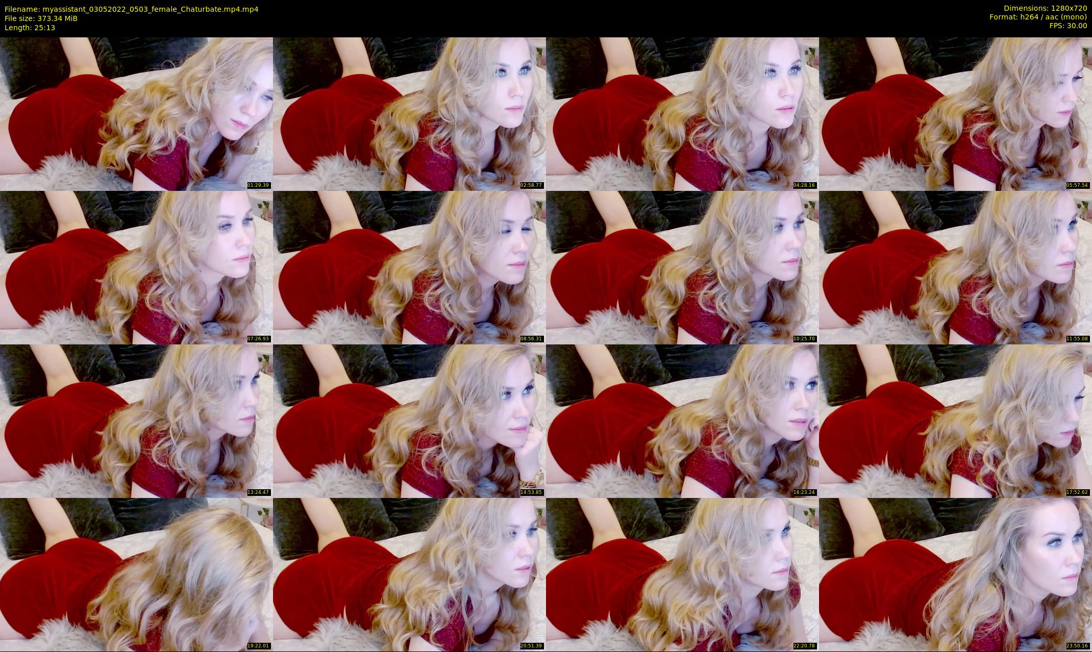 myassistant — 26 minute Chaturbate female cam show recording, 720p, May 3, 2022
