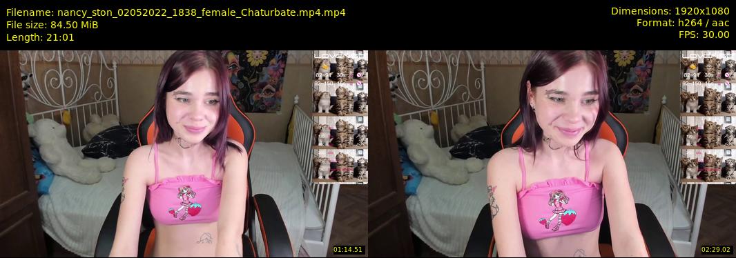nancy_ston — 22 minute Chaturbate female cam show recording, 1080p, May 2, 2022