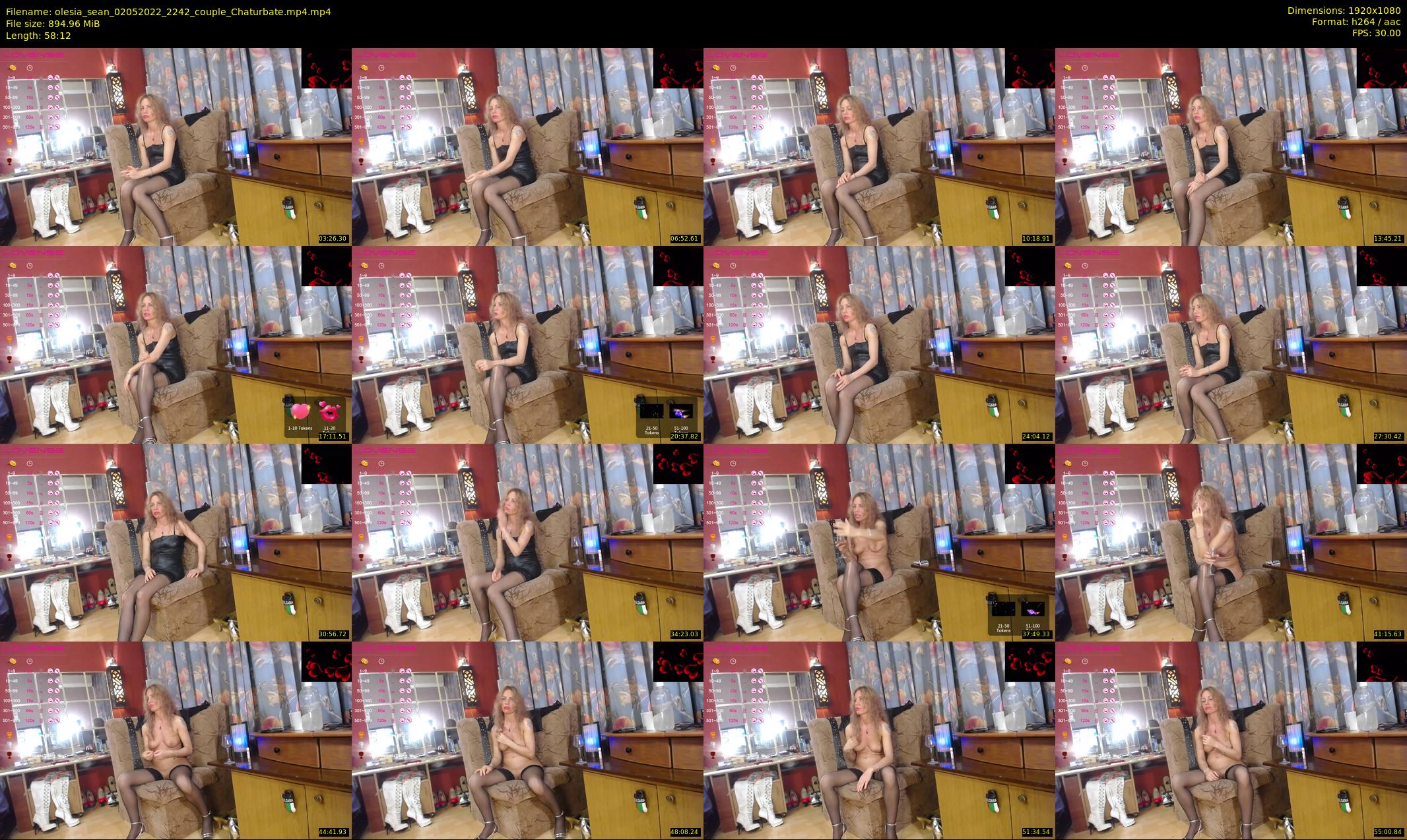 olesia_sean — 59 minute Chaturbate couple cam show recording, 1080p, May 2, 2022
