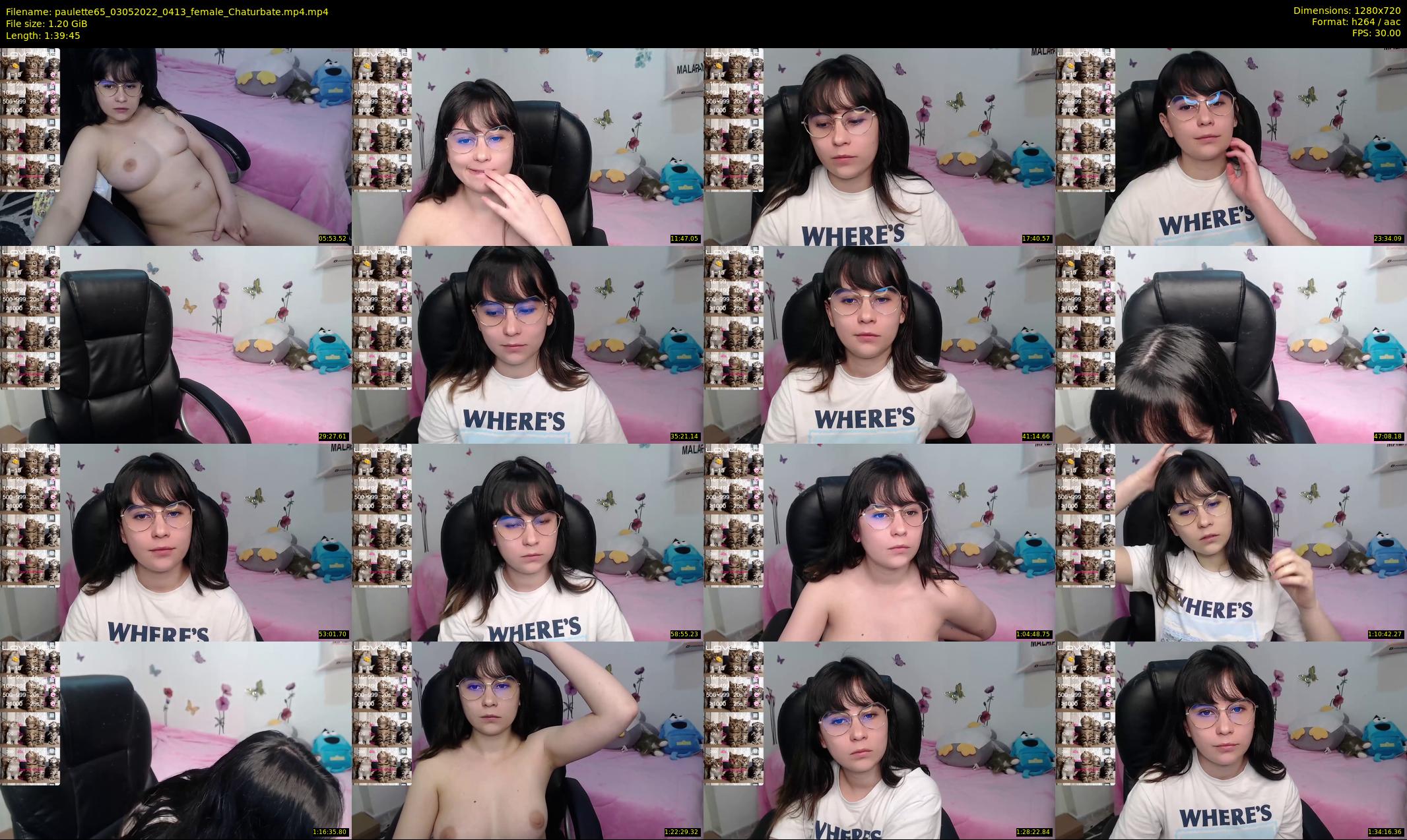 paulette65 — 100 minute Chaturbate female cam show recording, 720p, May 3, 2022