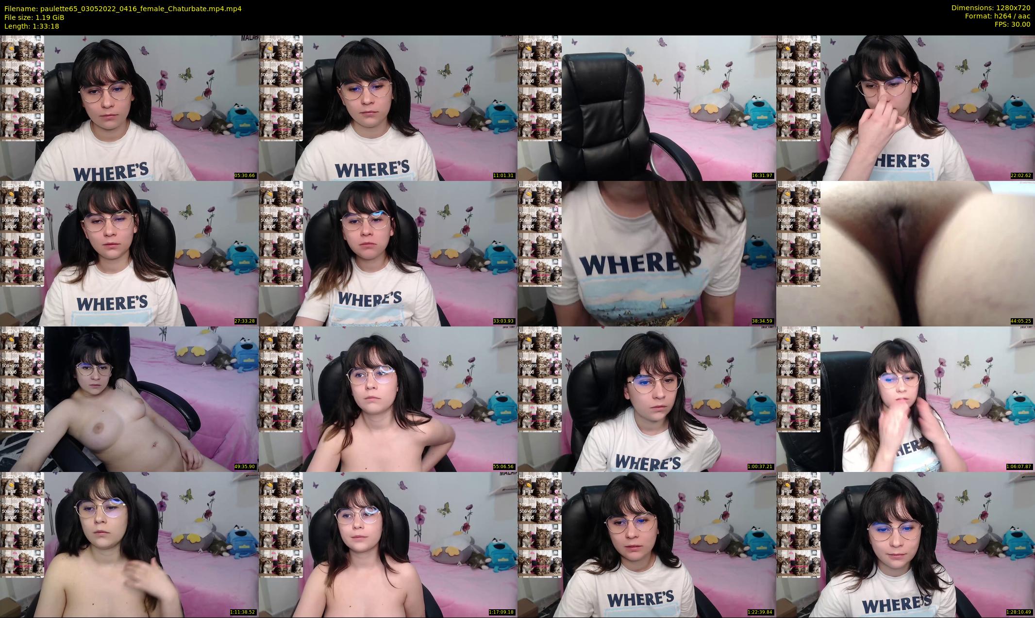 paulette65 — 94 minute Chaturbate female cam show recording, 720p, May 3, 2022